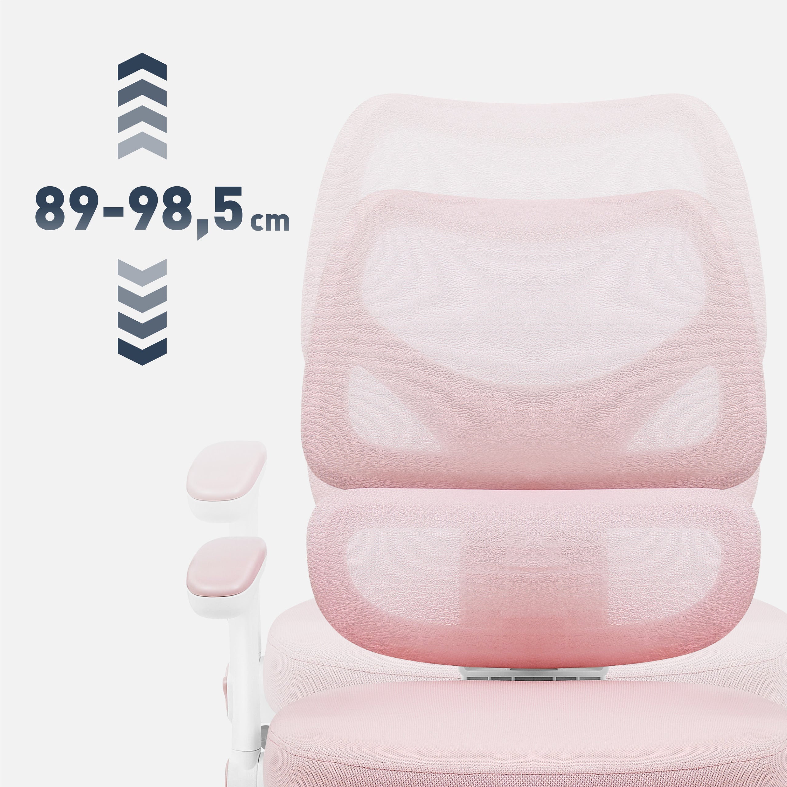Poltrona girevole per bambini Mark Adler Junior 5.3 Pink