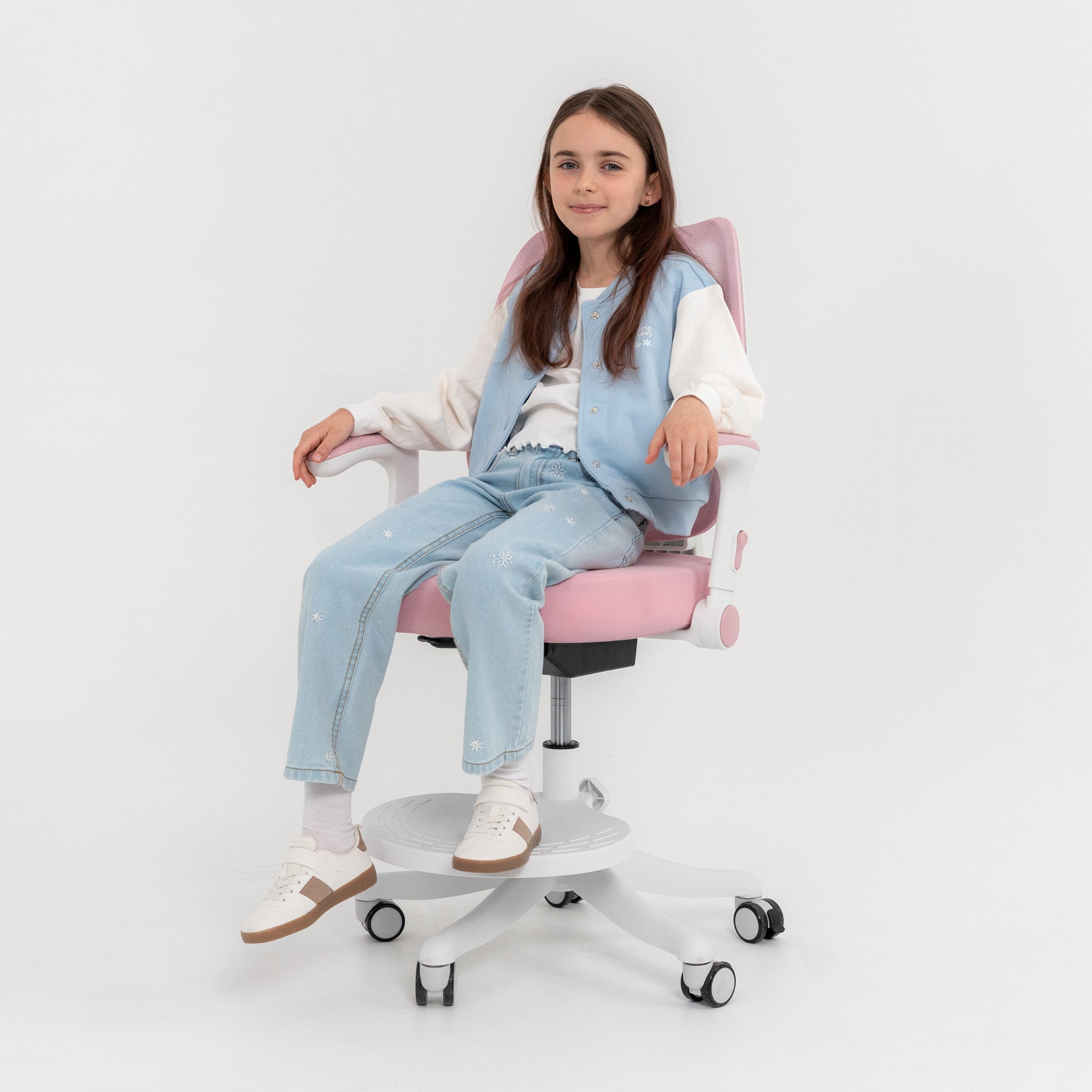Poltrona girevole per bambini Mark Adler Junior 5.3 Pink