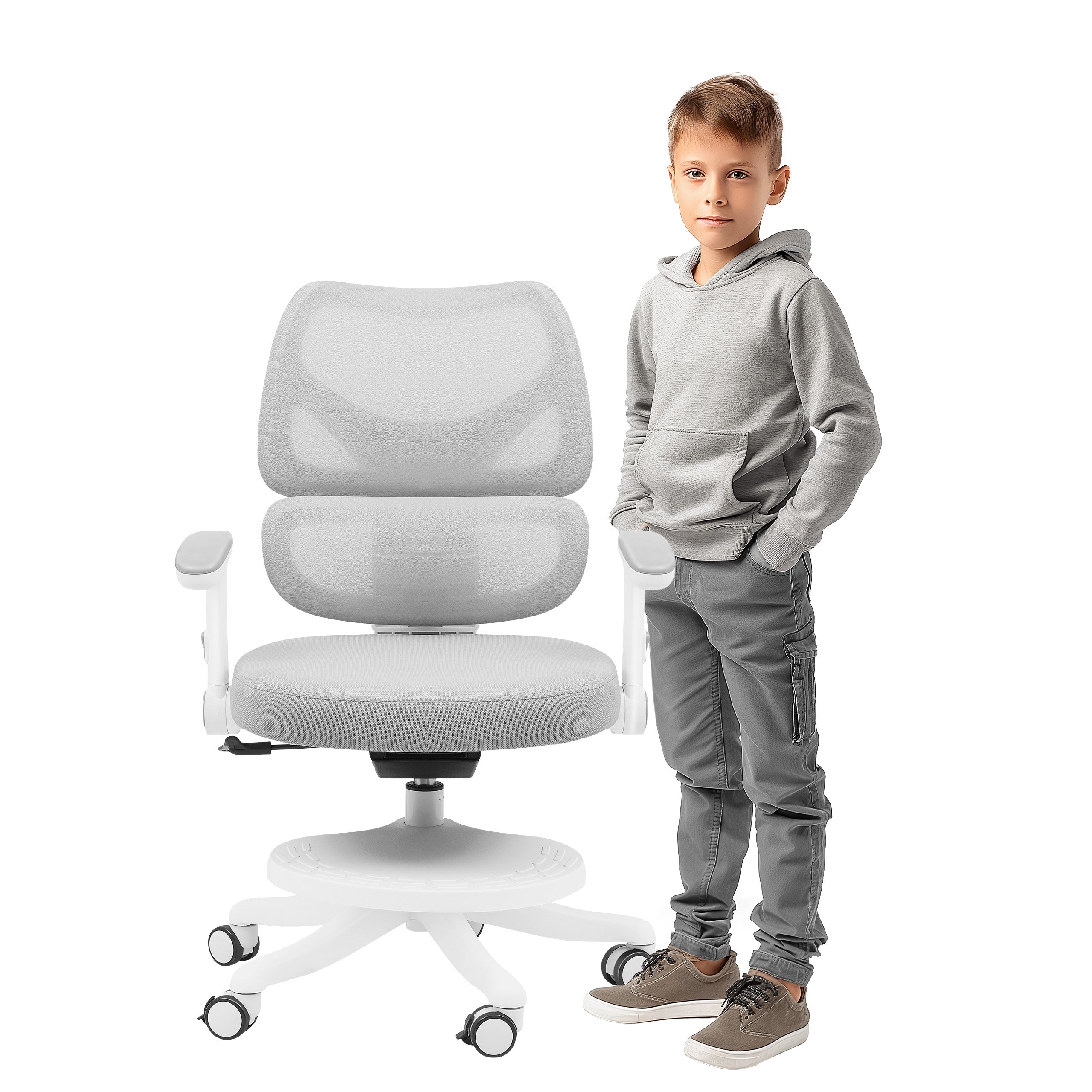 Poltrona girevole per bambini Mark Adler Junior 5.3 Grey