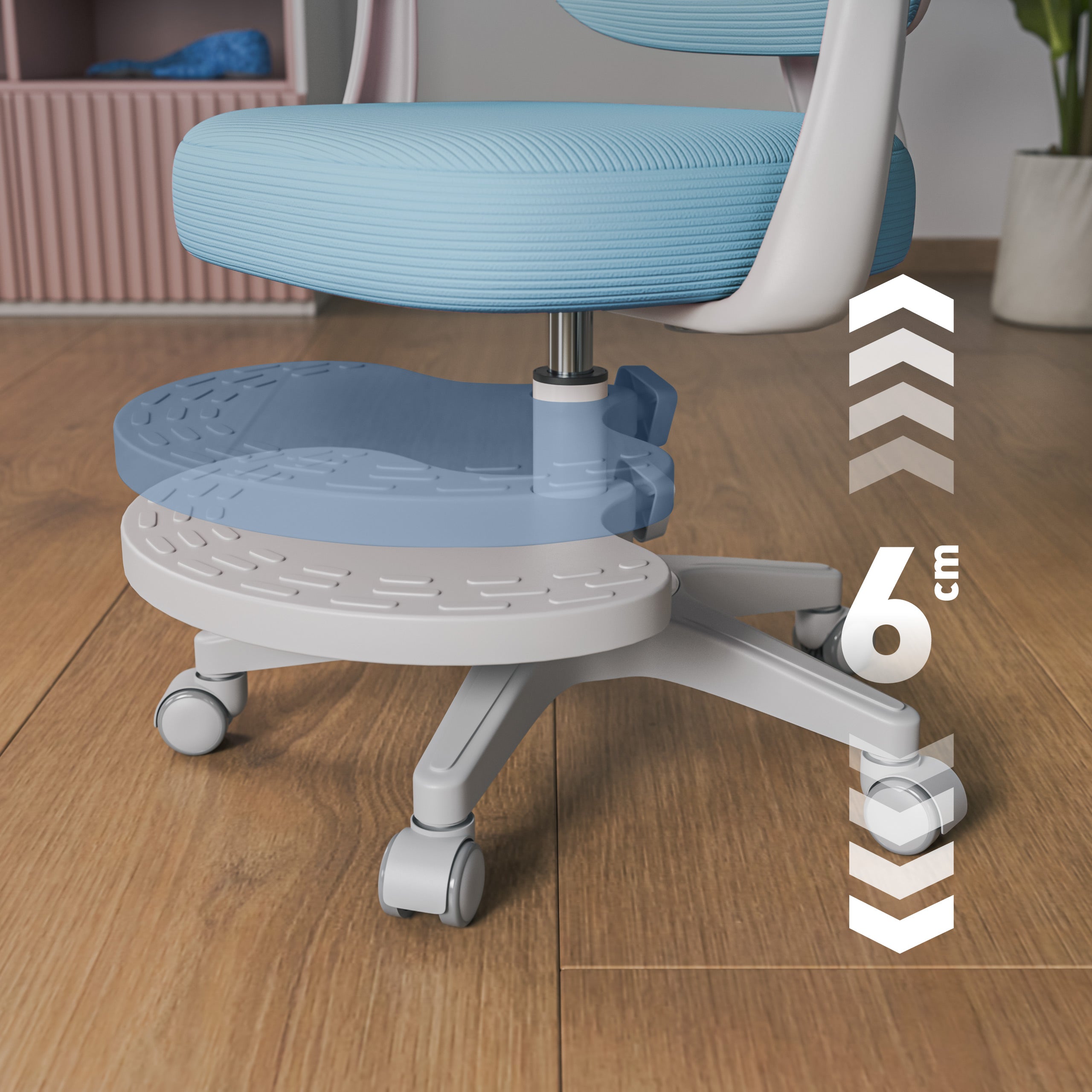 Poltrona ergonomica per bambini Mark Adler Junior 4.4 Blue