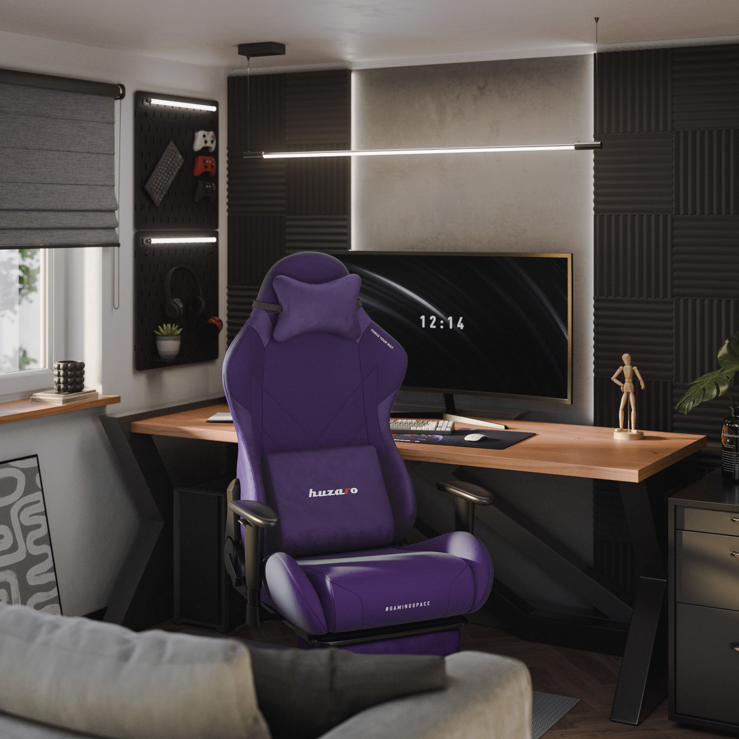 Poltrona da gaming Huzaro Force 5.7 Purple