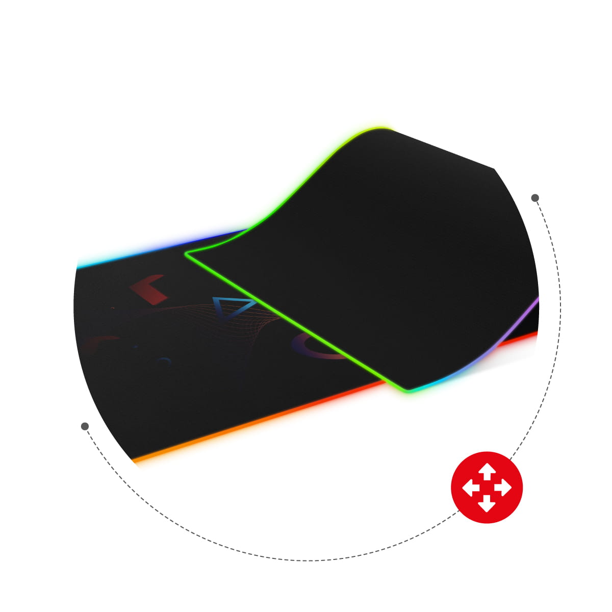 Tappetino da gioco Huzaro RGB Design
