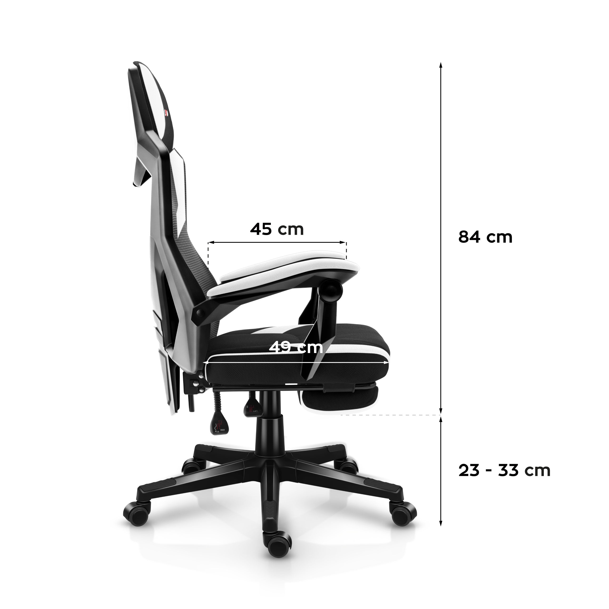 Poltrona da gaming Huzaro Combat 3.1 White