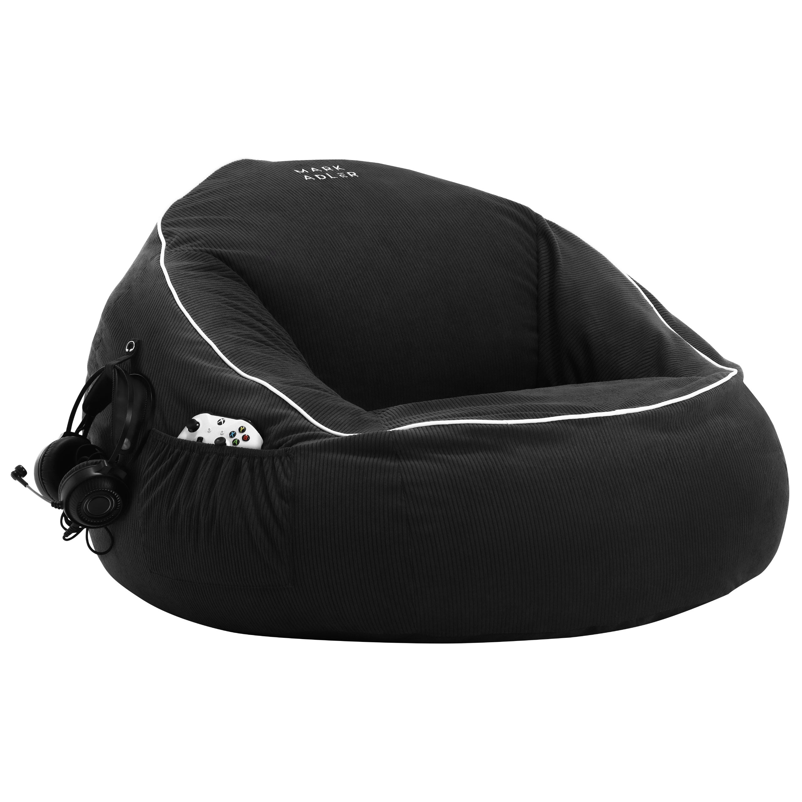 Pouf in velluto a coste Mark Adler Comfy