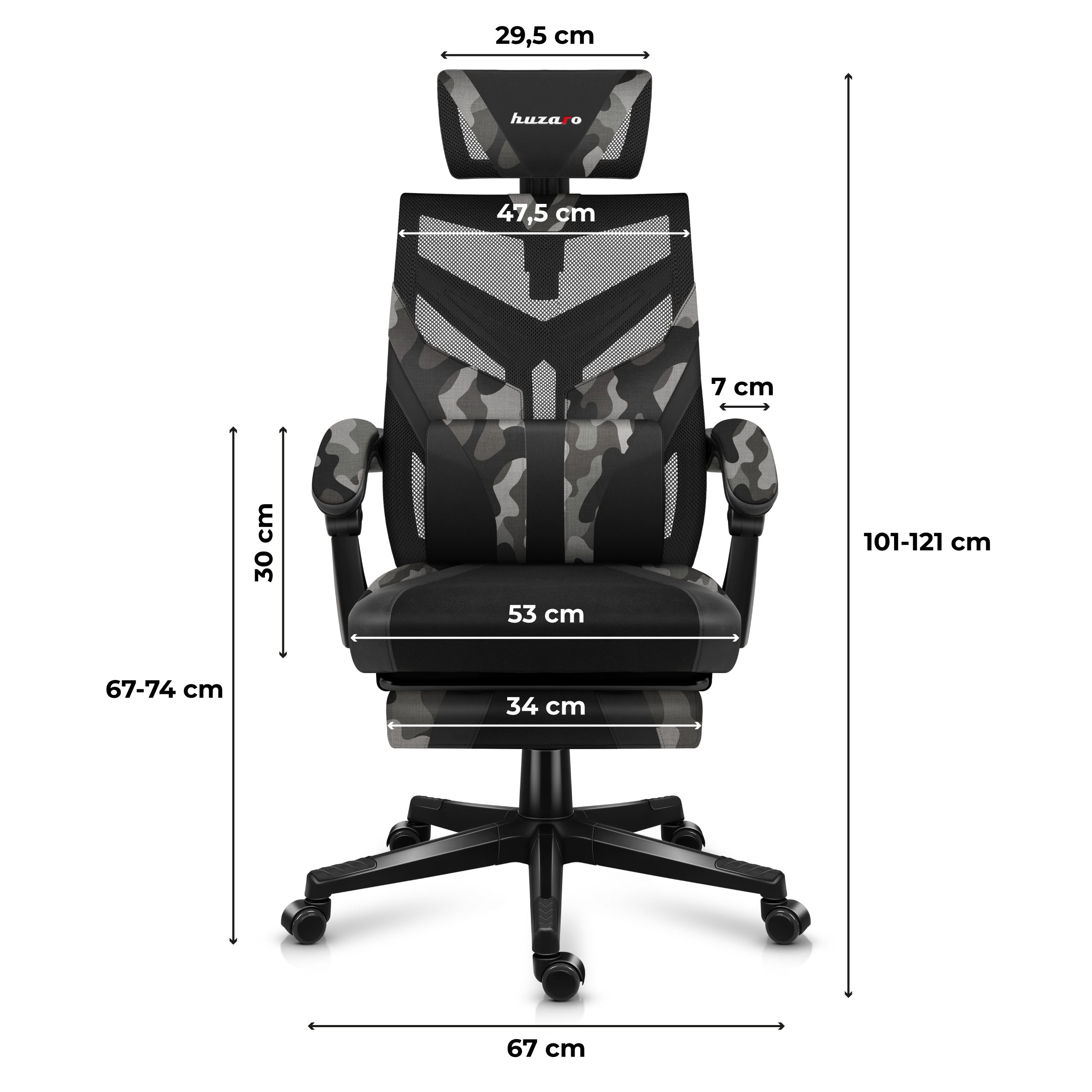 Poltrona da gaming Huzaro Combat 5.0 Camo