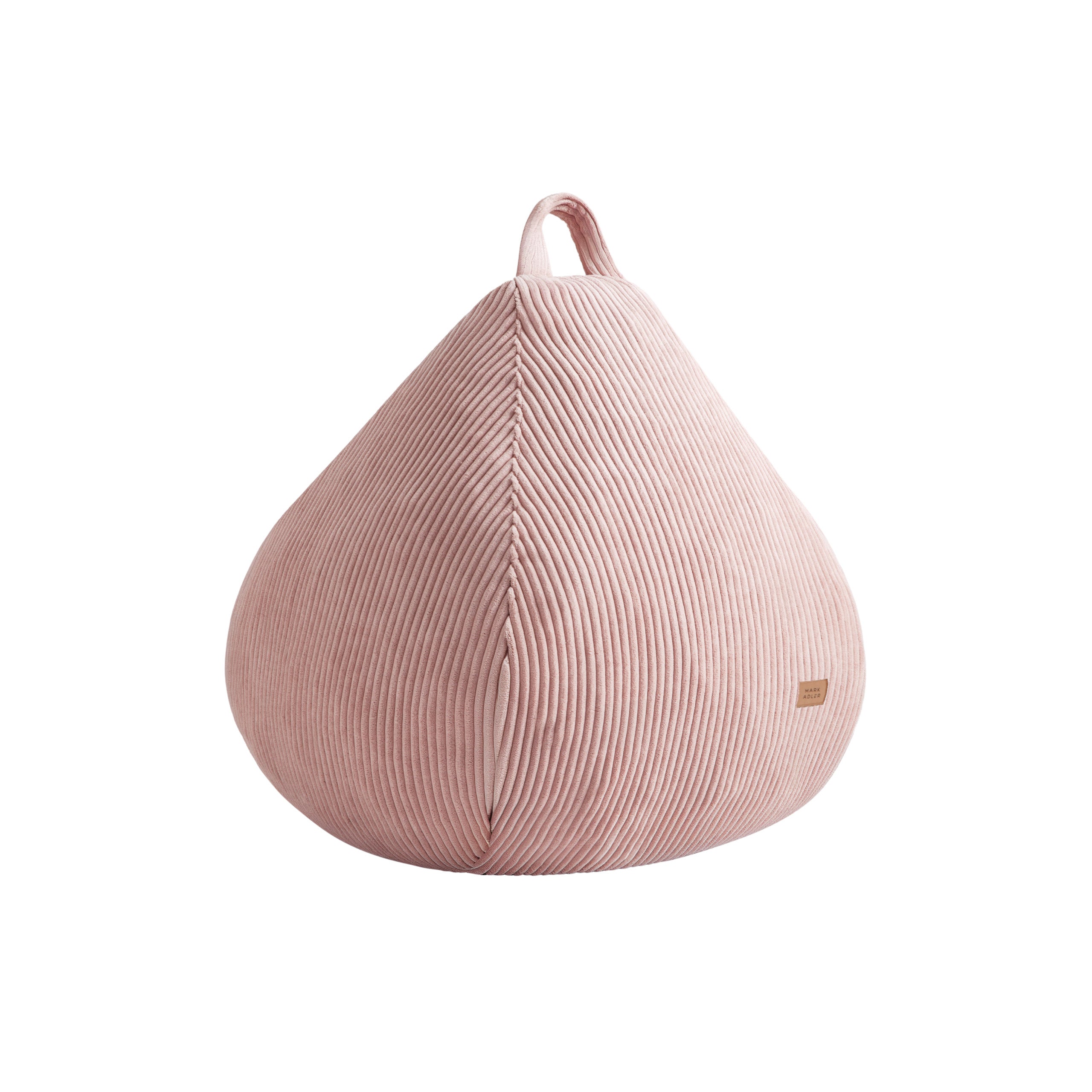 Pouf a sacco in velluto a coste rosa Mark Adler Comfy 1.0 Pink