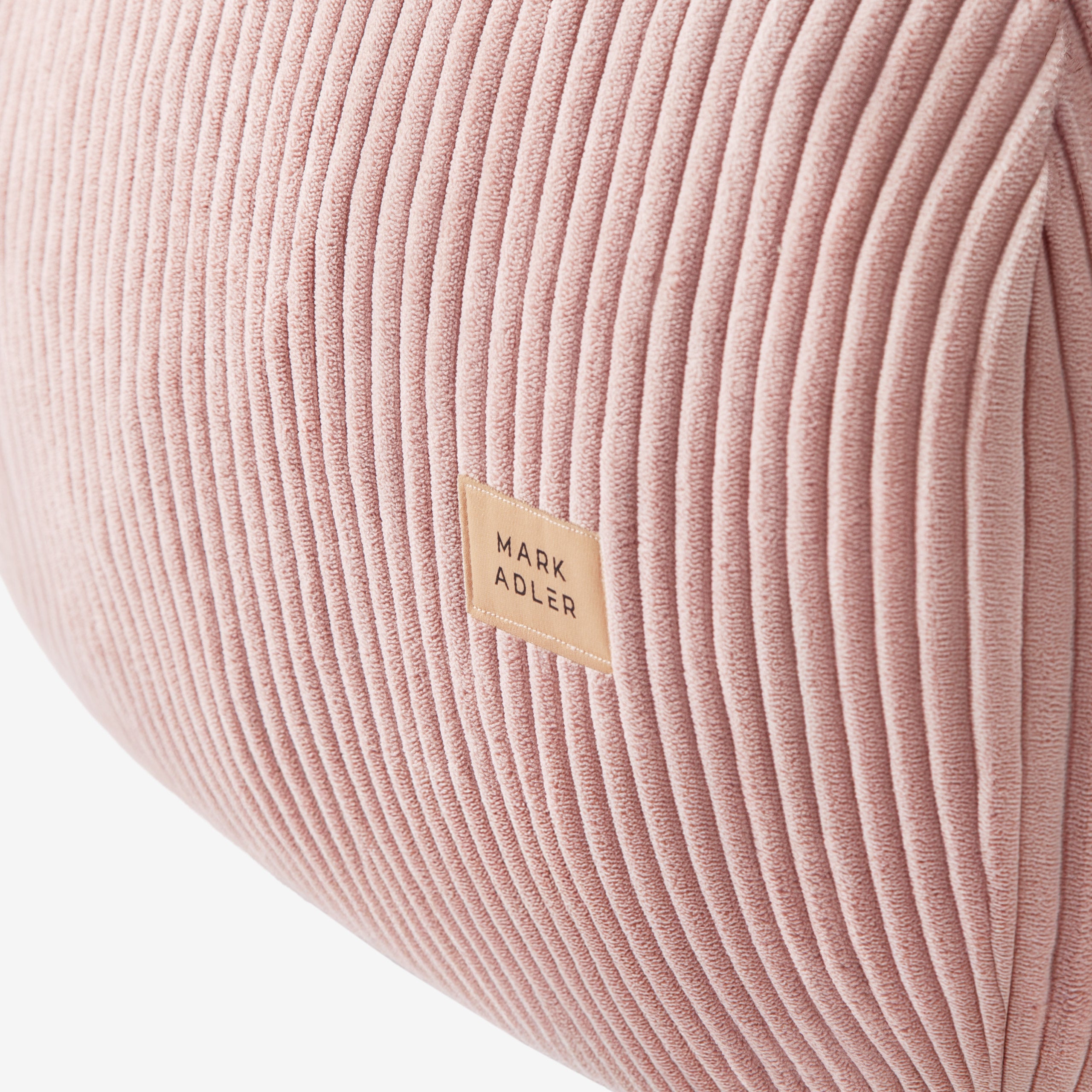 Pouf a sacco in velluto a coste rosa Mark Adler Comfy 1.0 Pink