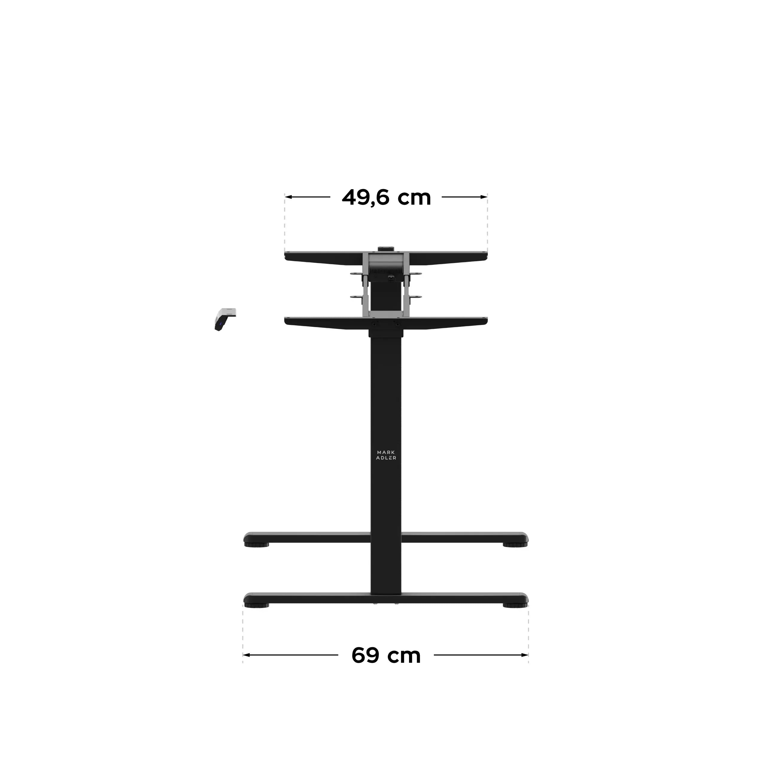 Scrivania elettrica a due motori Mark Adler Xeno 4.5 Black
