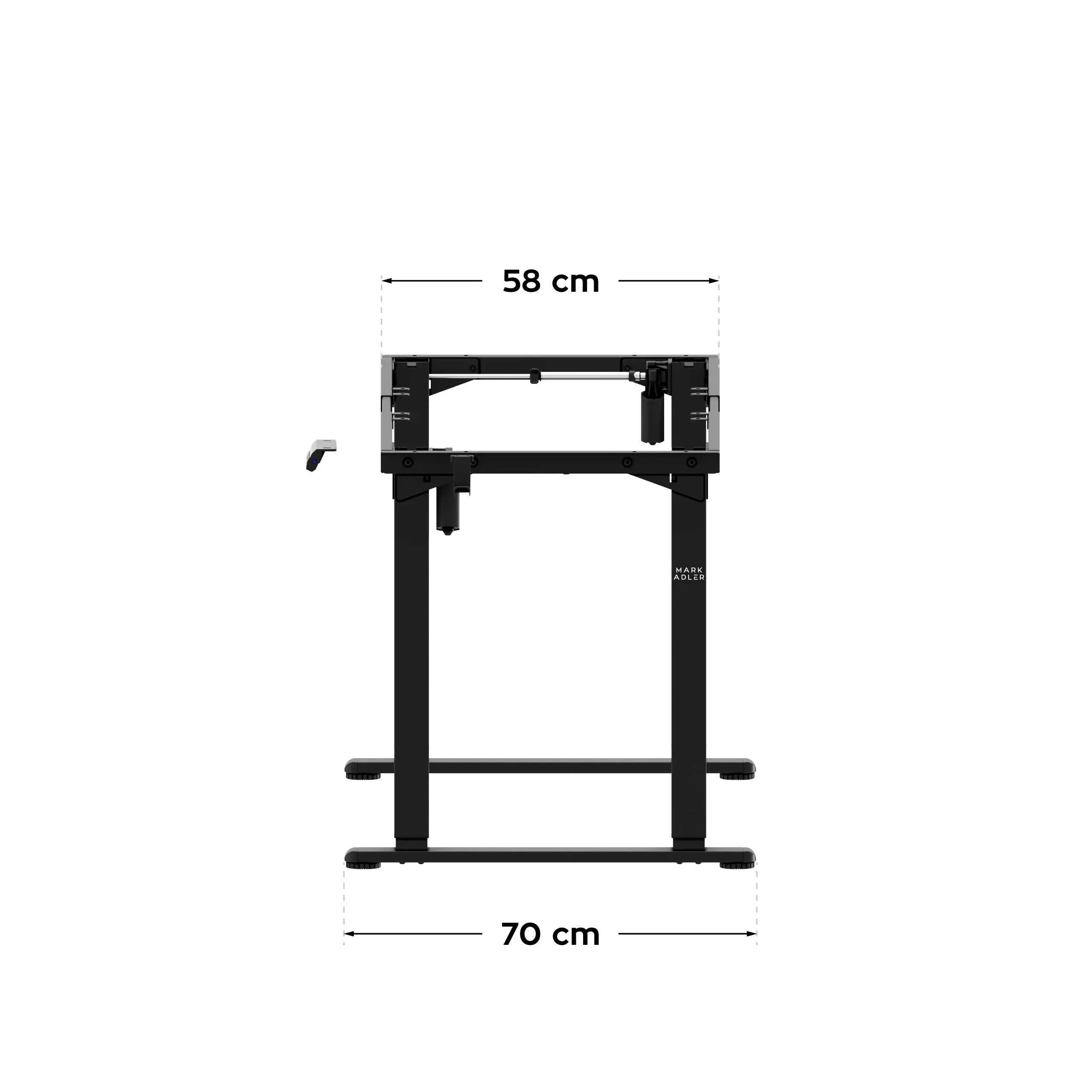 Scrivania elettrica a doppio motore Mark Adler Xeno 5.0 Black