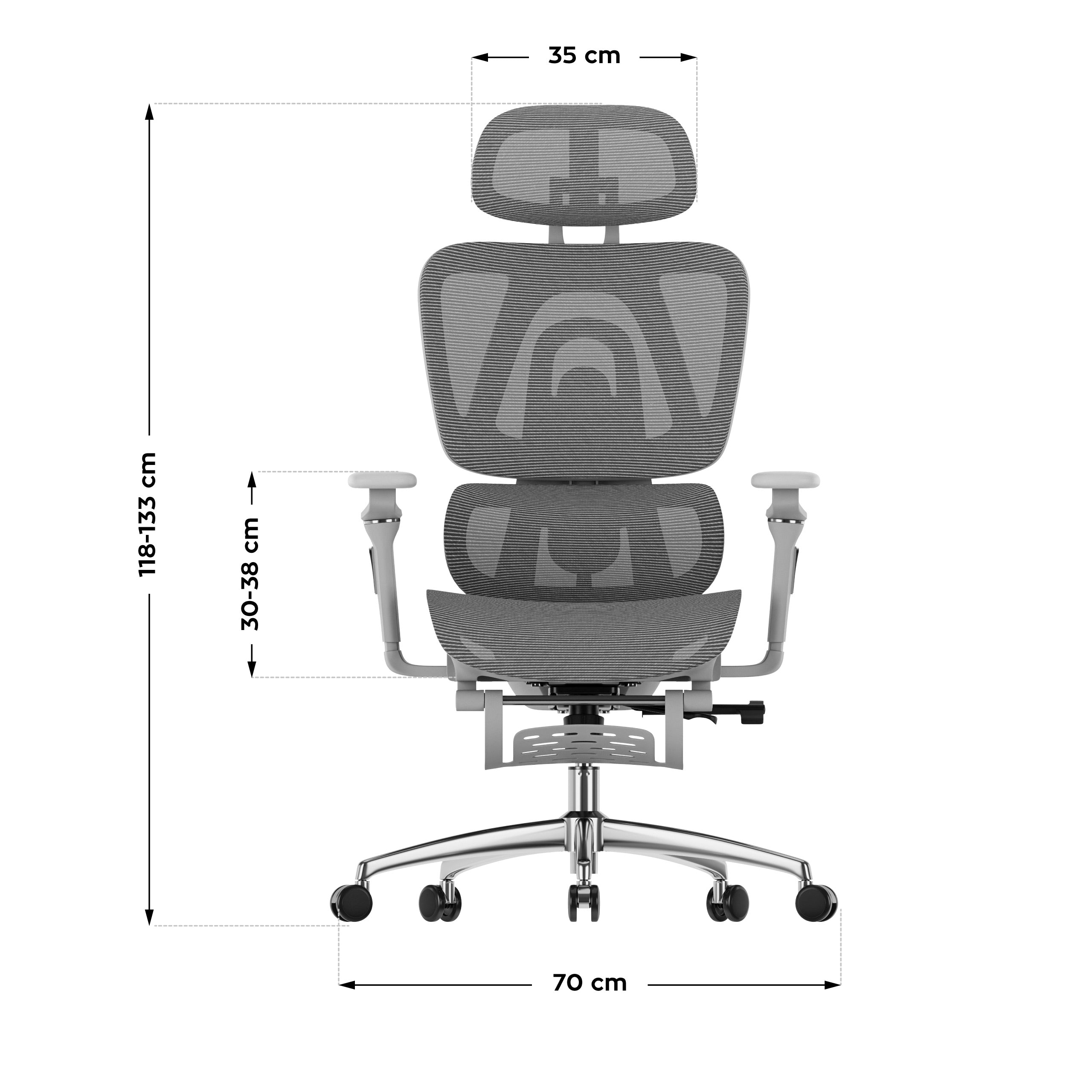 Poltrona ergonomica Mark Adler Expert 7.9 Grey