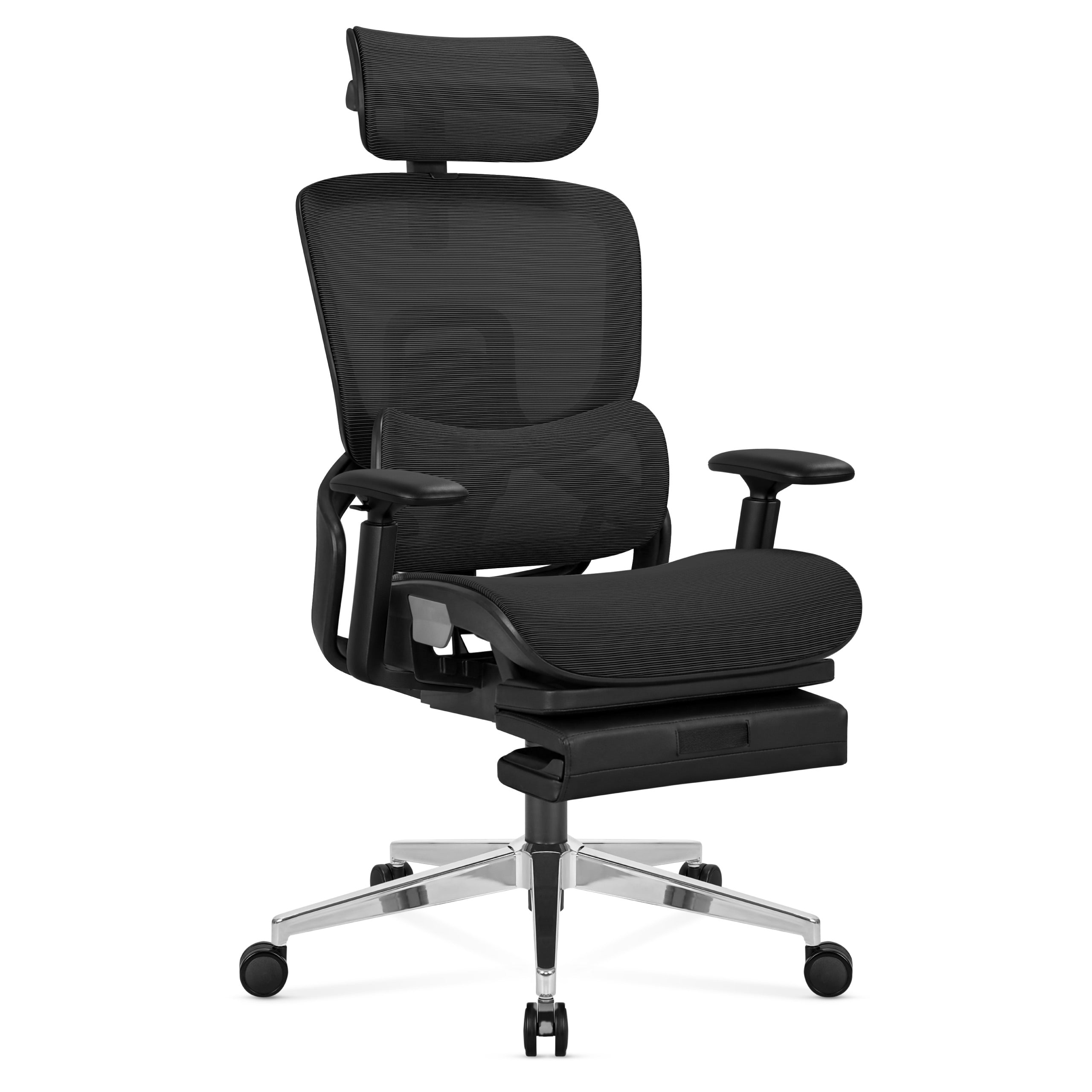 Poltrona ergonomica con poggiapiedi Mark Adler Expert 9.3 Black