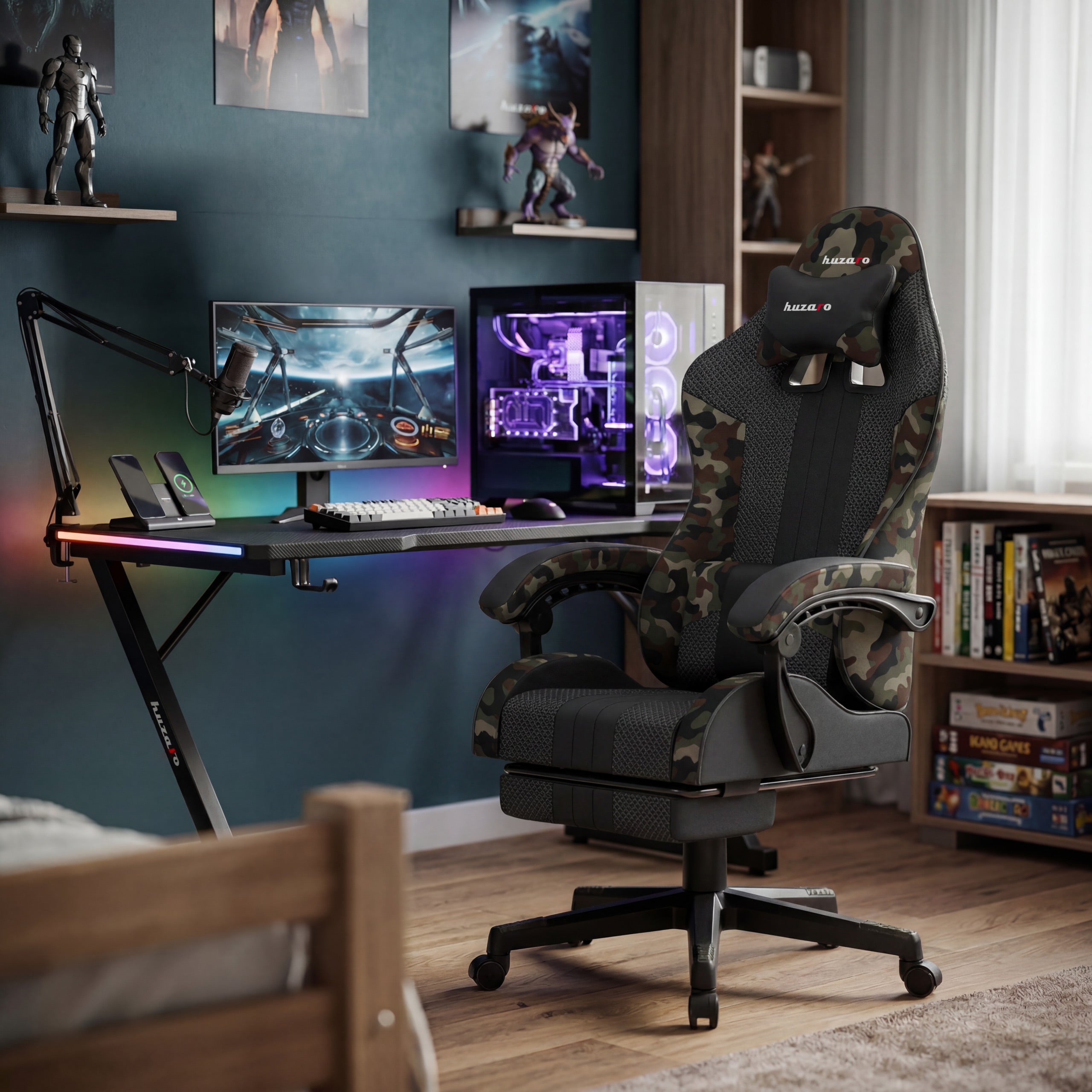 Poltrona da gaming Huzaro Force 4.7 Camo Mesh