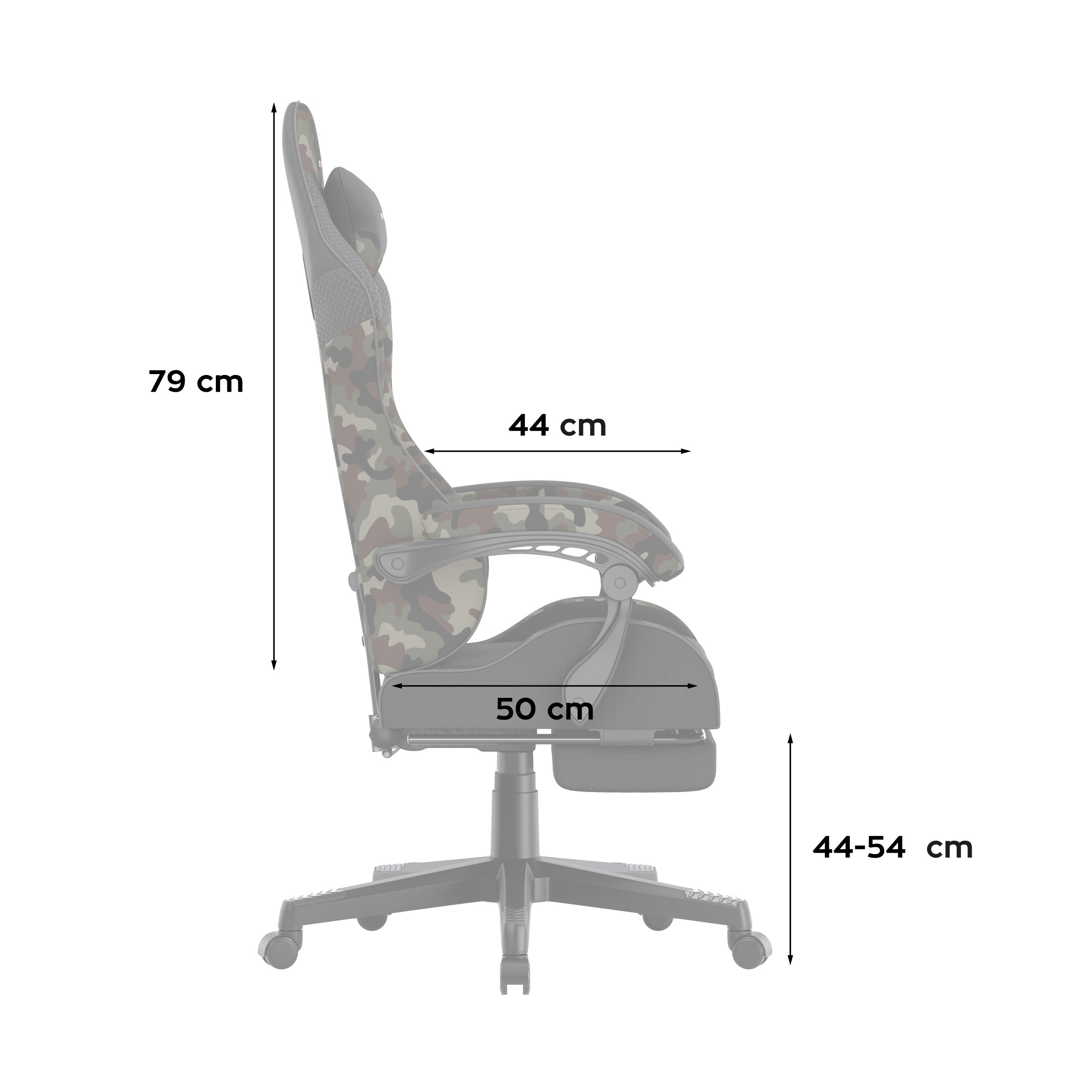 Poltrona da gaming Huzaro Force 4.7 Camo Mesh
