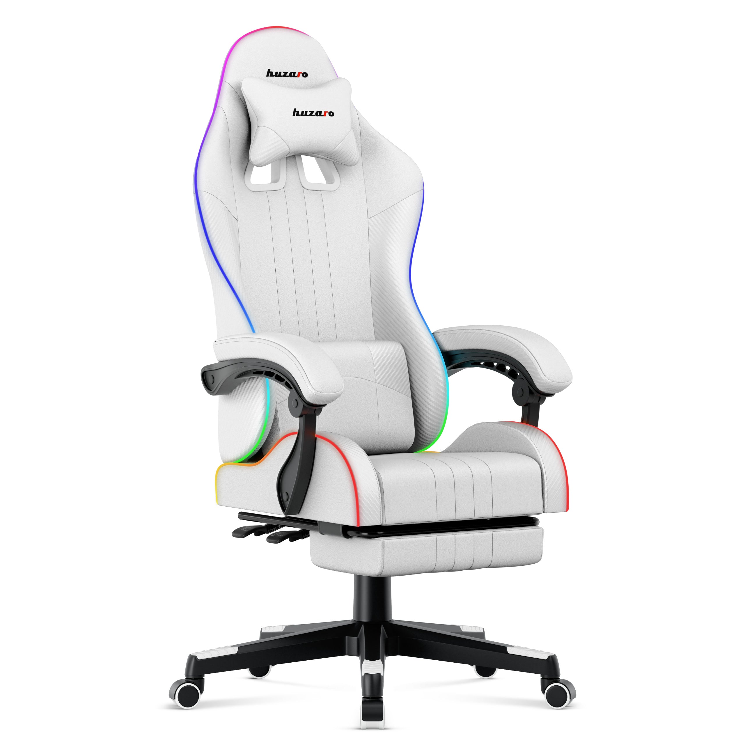 Poltrona da gaming HUZARO Force 4.7 White RGB