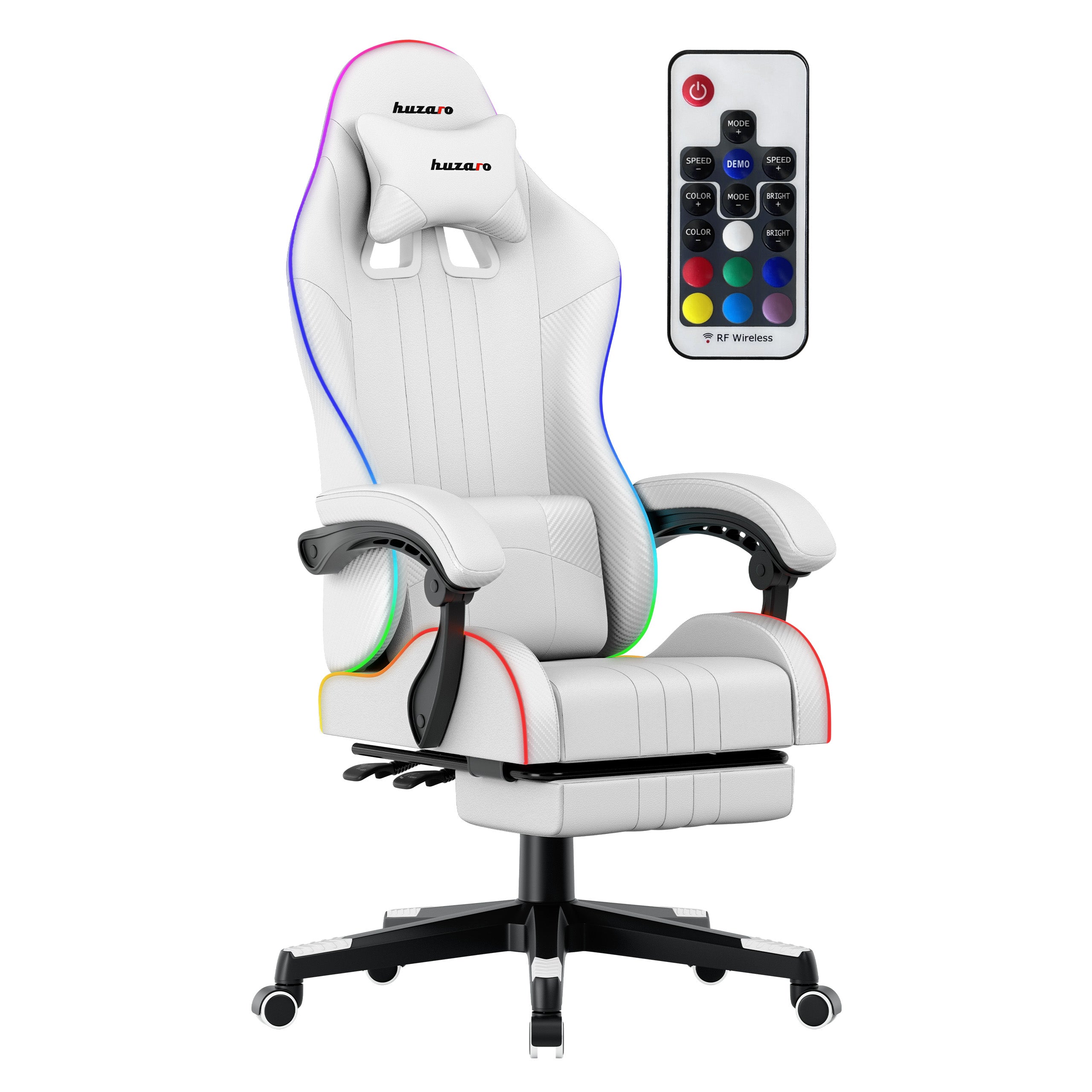 Poltrona da gaming HUZARO Force 4.7 White RGB