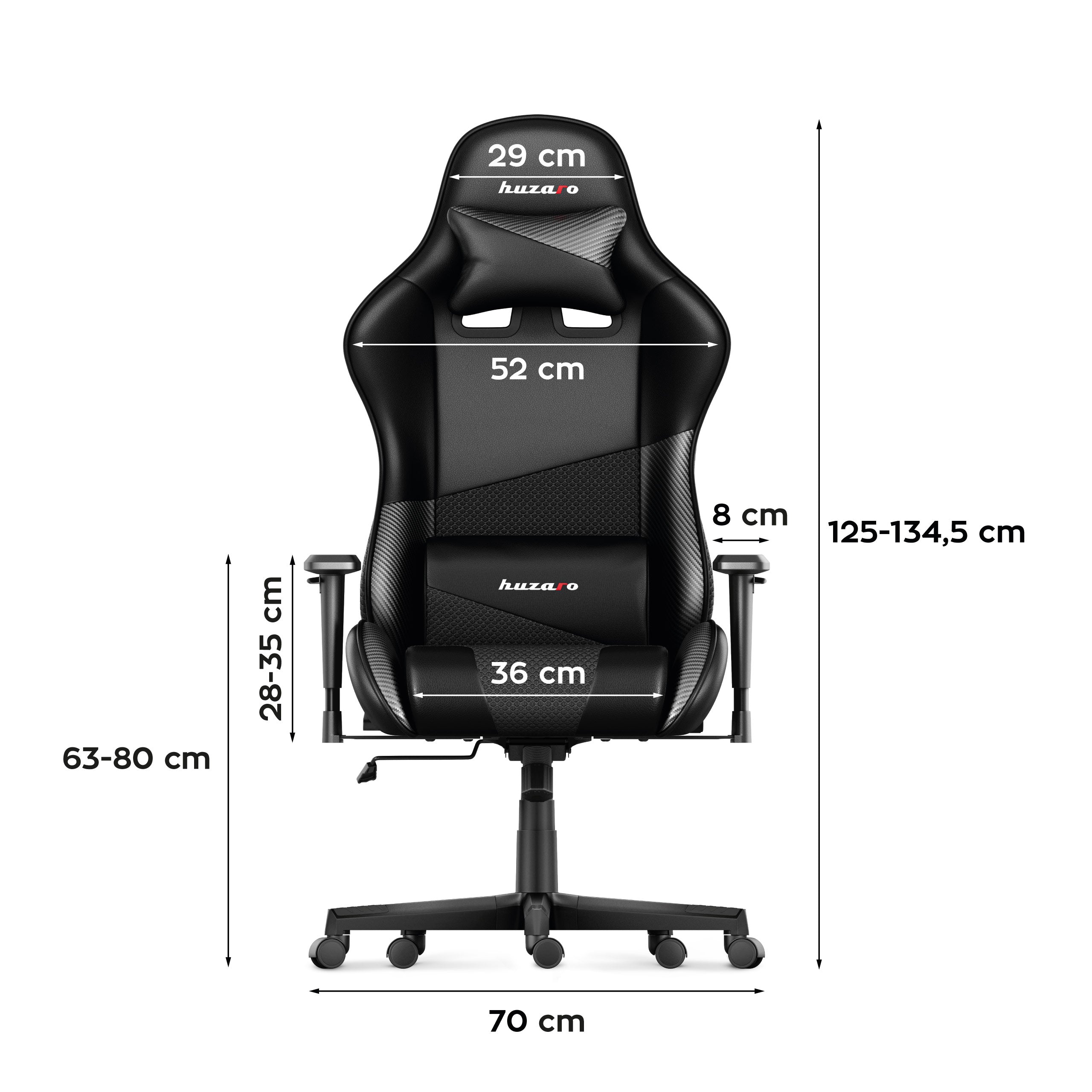 Poltrona da gaming HUZARO FORCE 6.2 Carbon