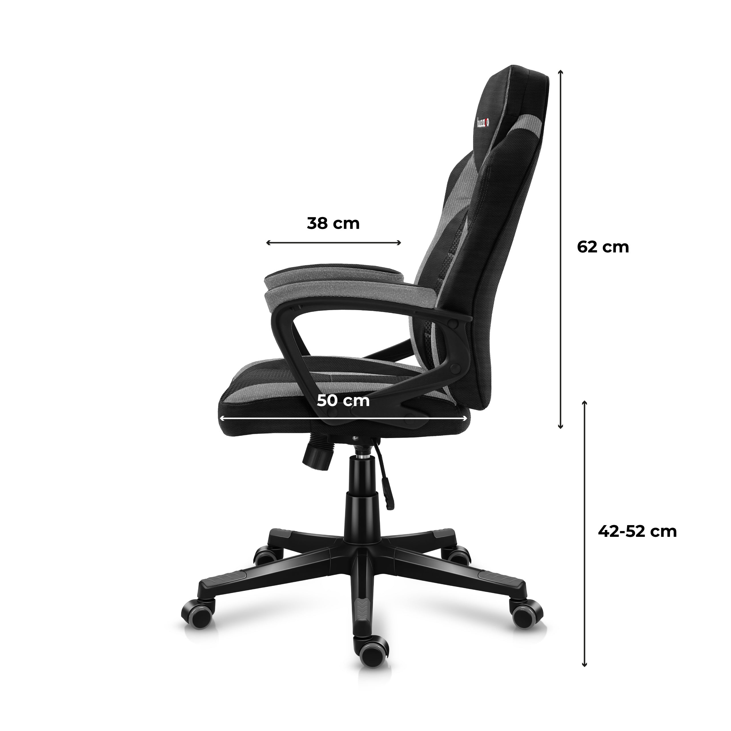 Poltrona da gaming Huzaro FORCE 2.5 Grey Mesh