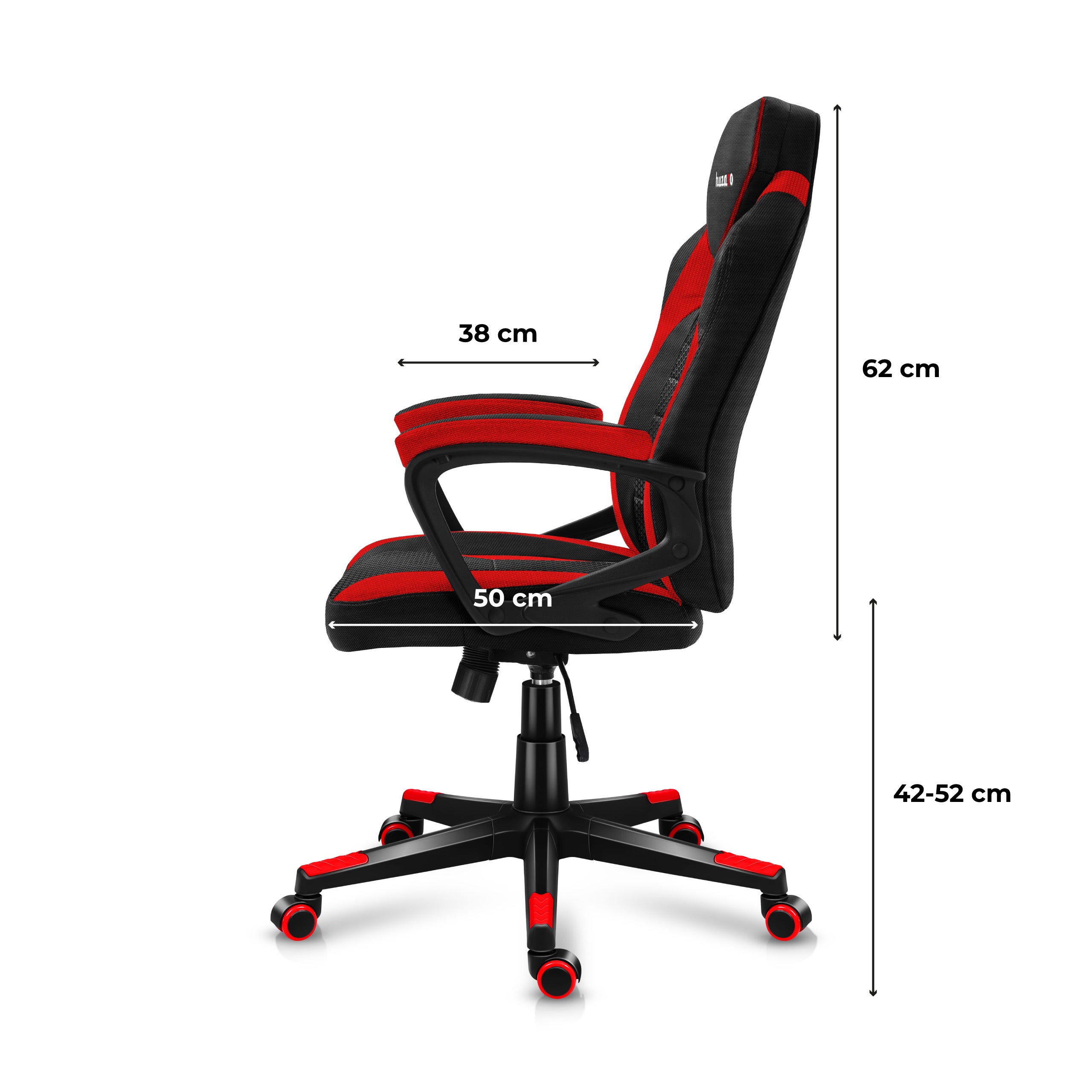 Poltrona da gaming HUZARO FORCE 2.5 Red Mesh