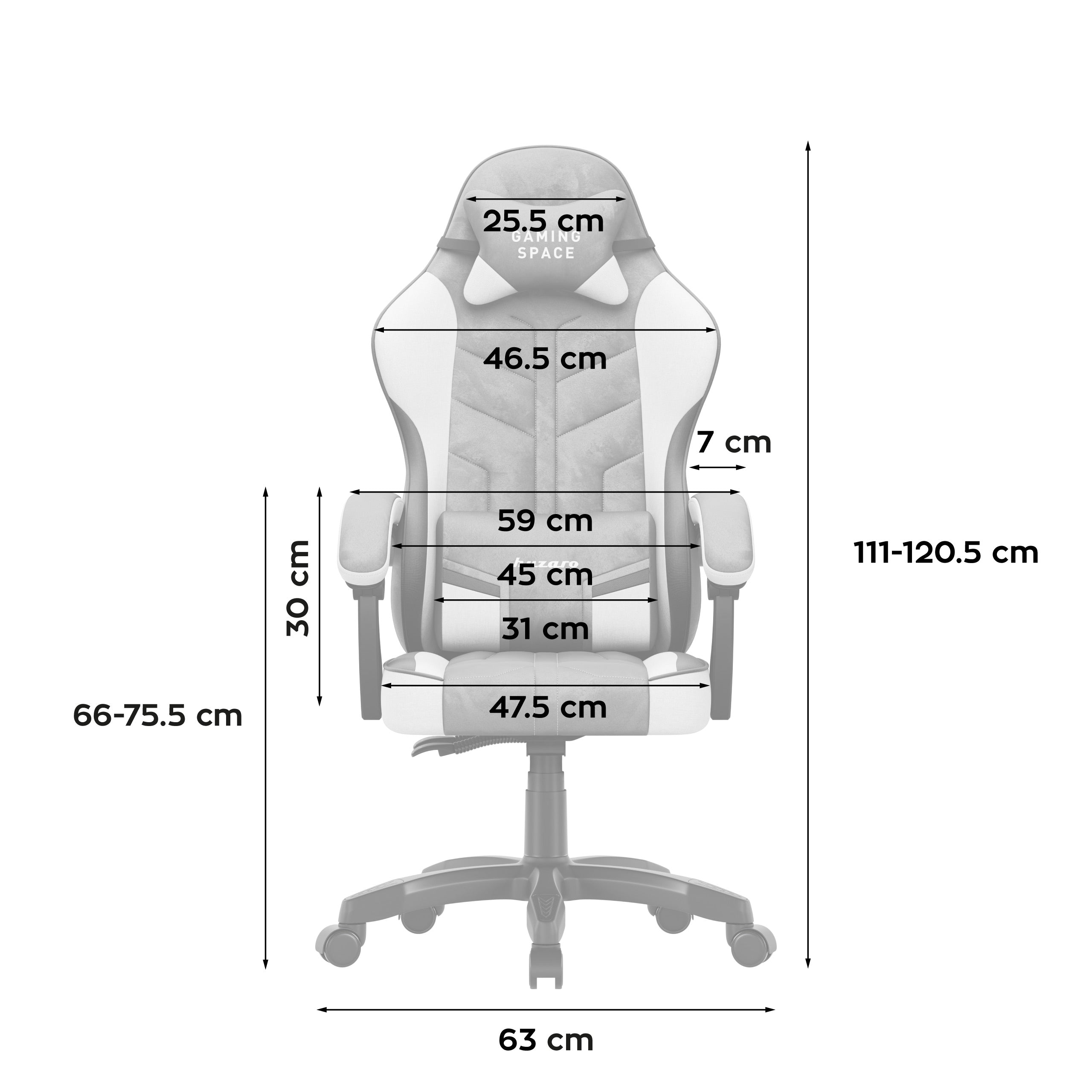 Poltrona da gaming in velluto Huzaro Force 2.7 Grey