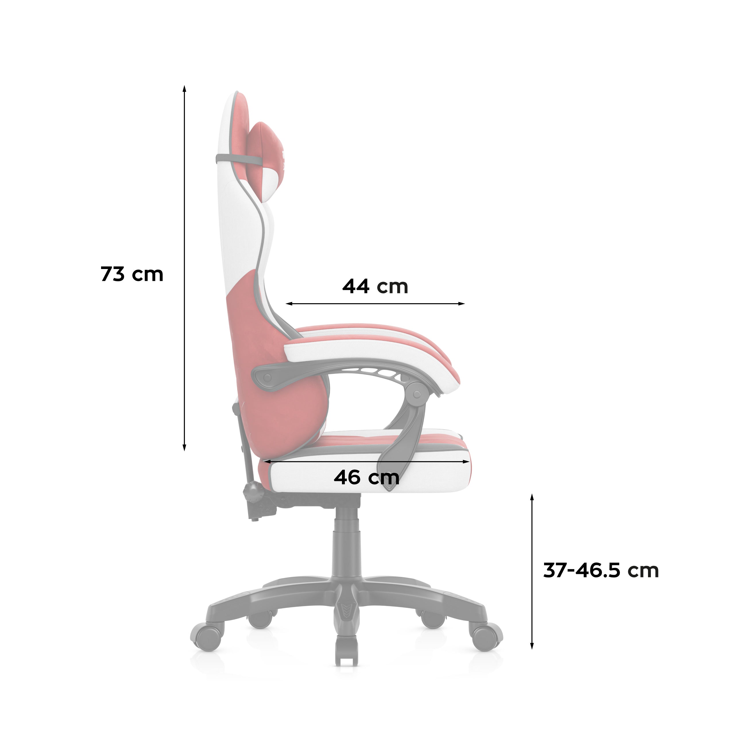 Poltrona da gaming in velluto Huzaro Force 2.7 Red
