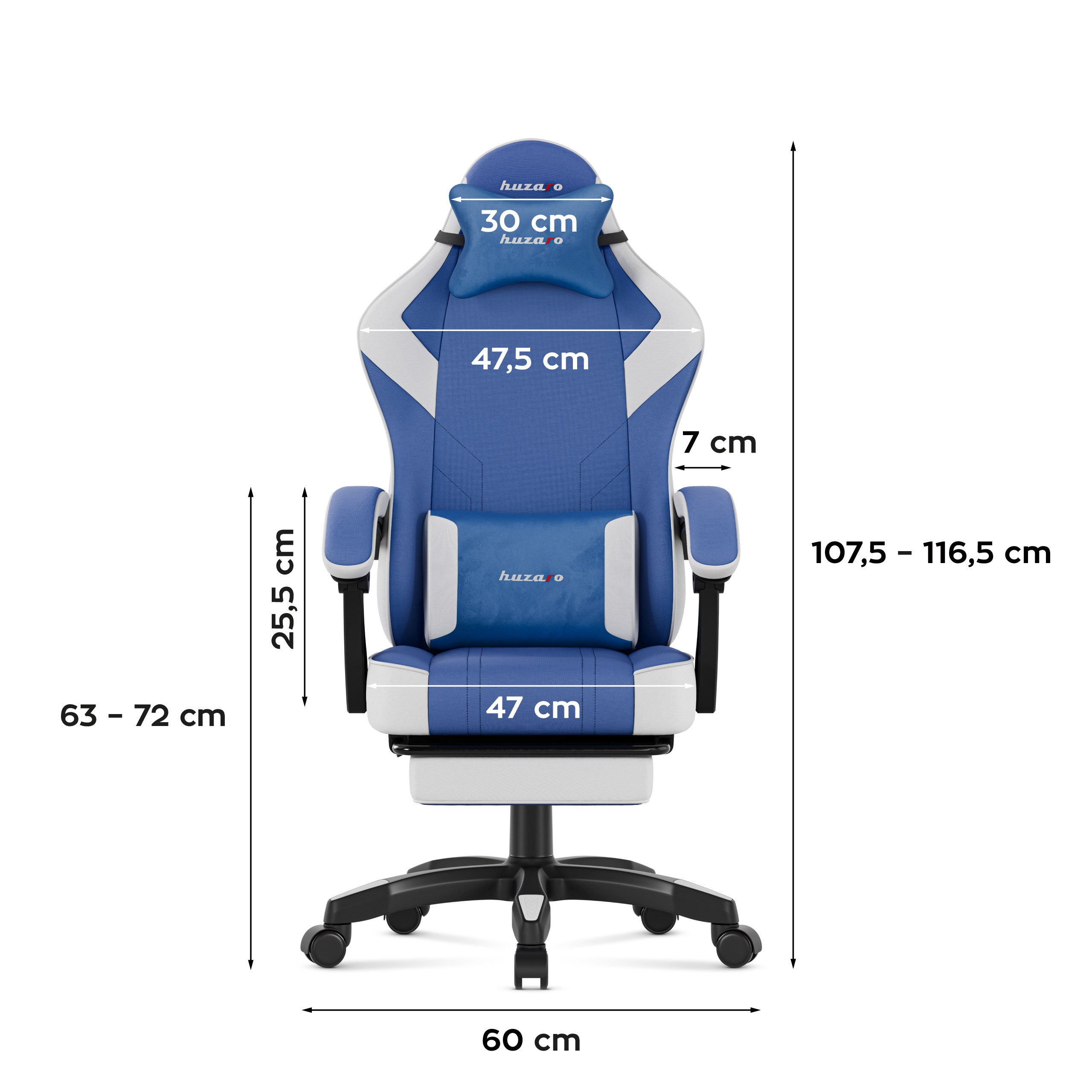 Poltrona da gaming Huzaro Force 3.7 Blue