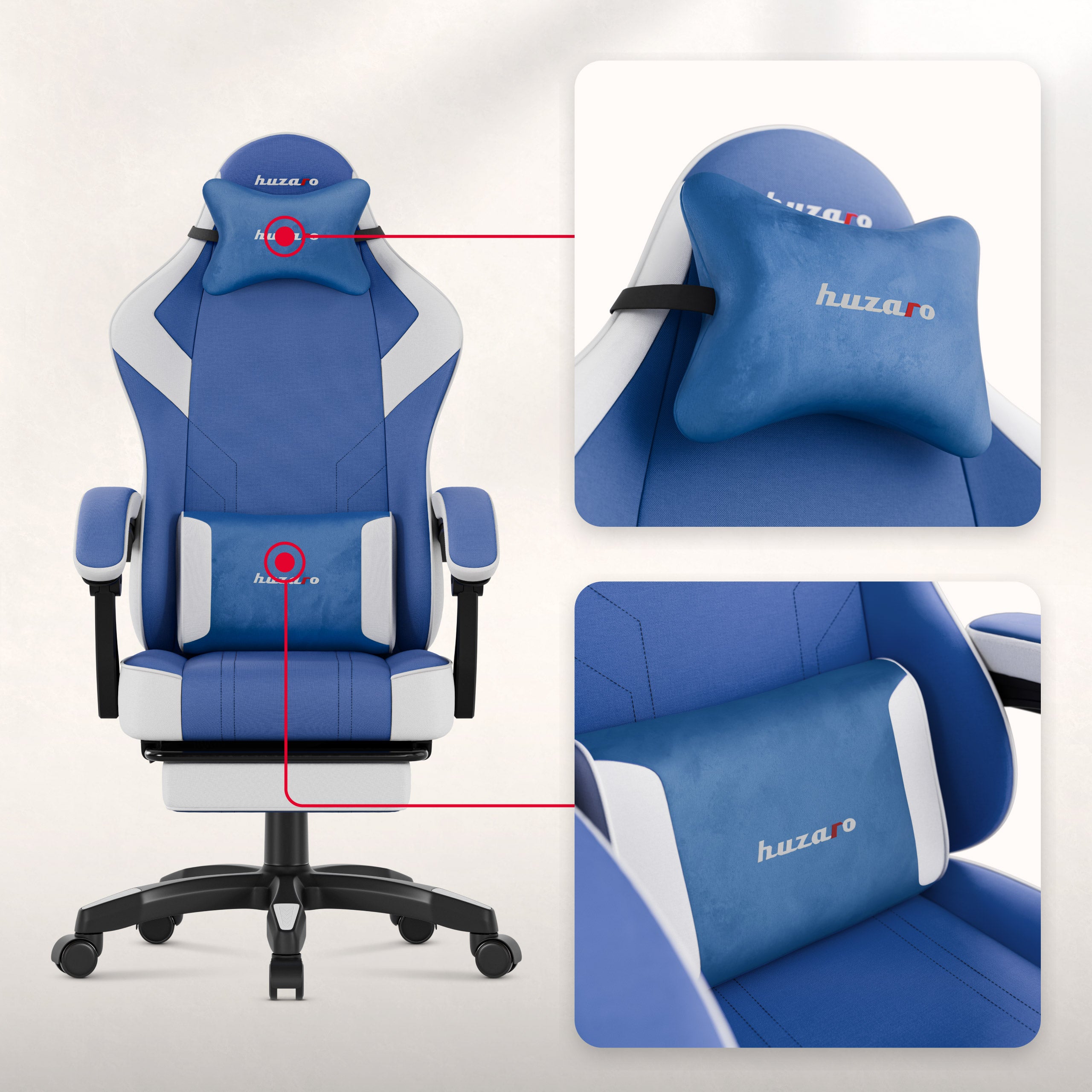 Poltrona da gaming Huzaro Force 3.7 Blue