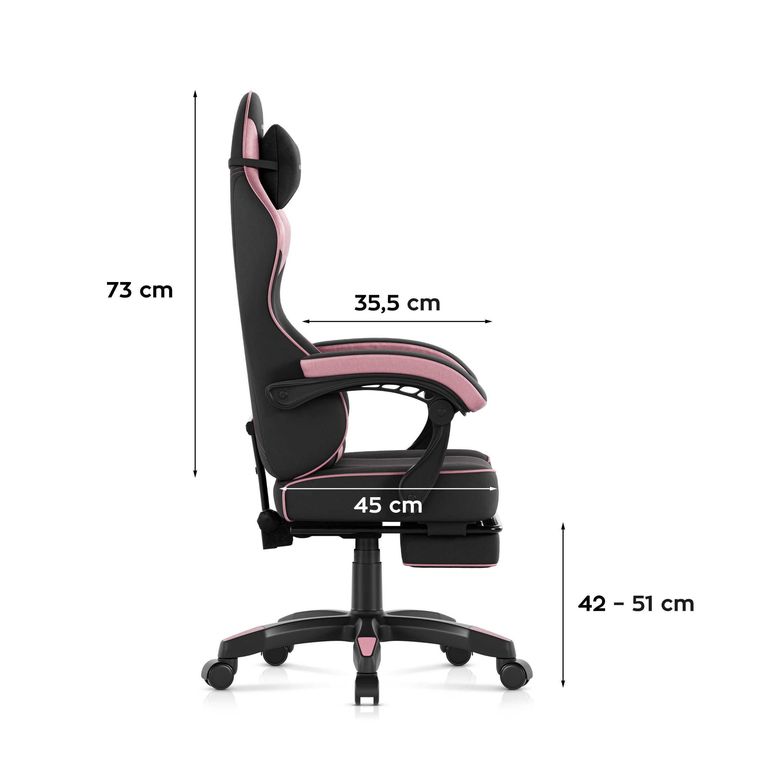 Poltrona da gaming Huzaro Force 3.7 Pink