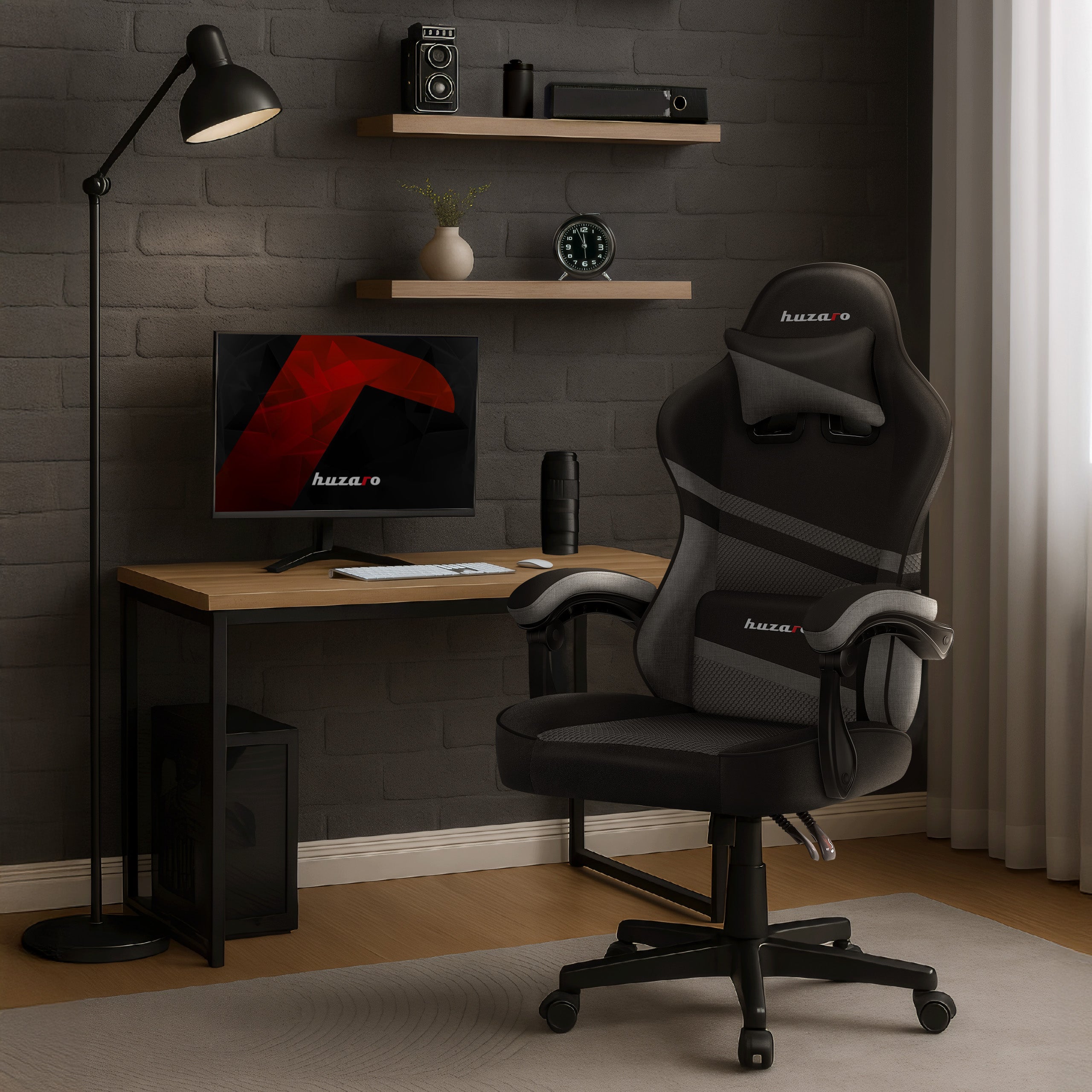 Poltrona da gaming HUZARO FORCE 4.4 Grey Mesh