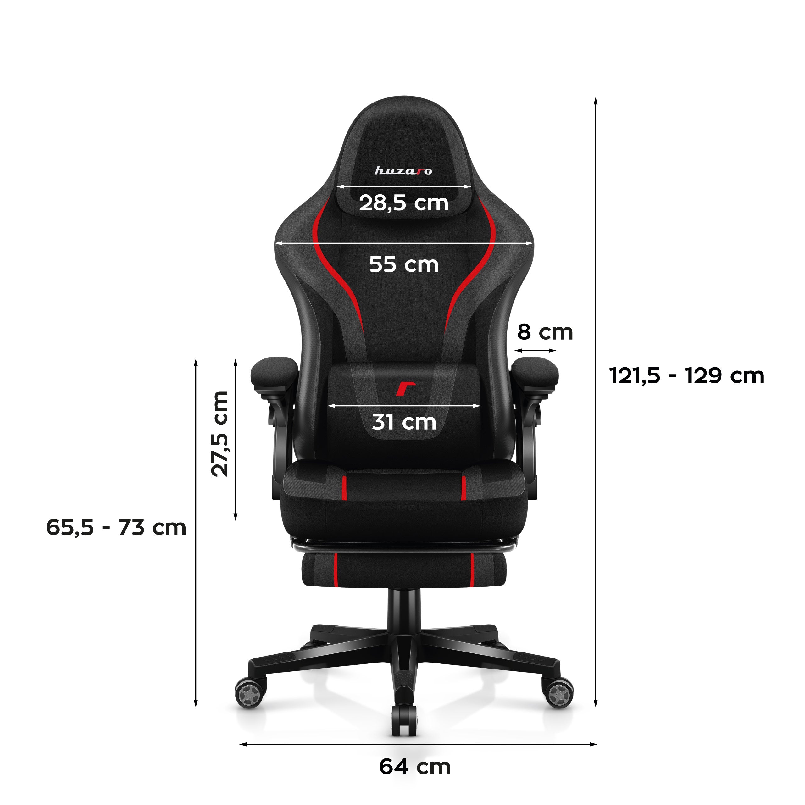 Poltrona da gaming Huzaro Force 4.6 Carbon