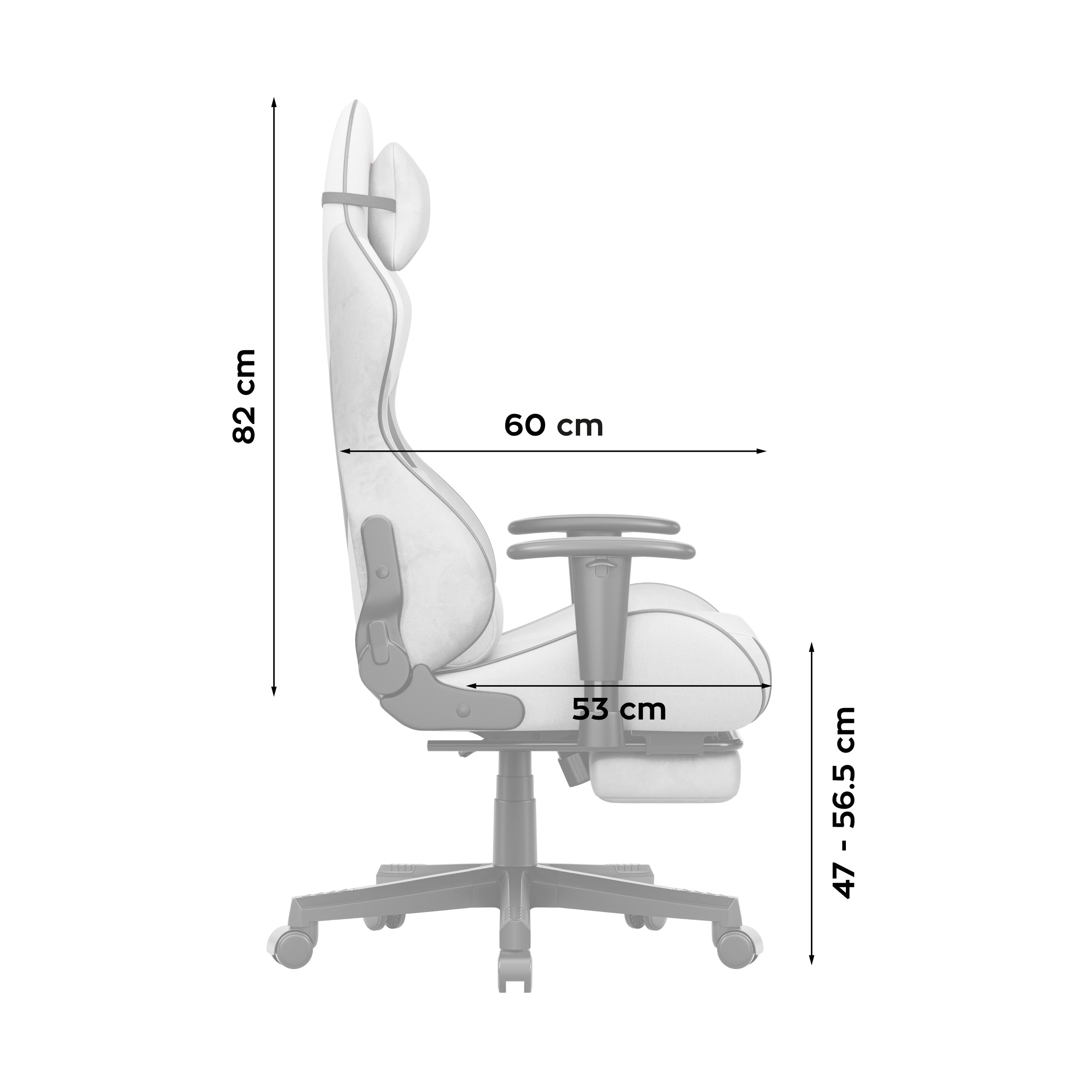 Poltrona da gaming Huzaro Force 5.7 Grey