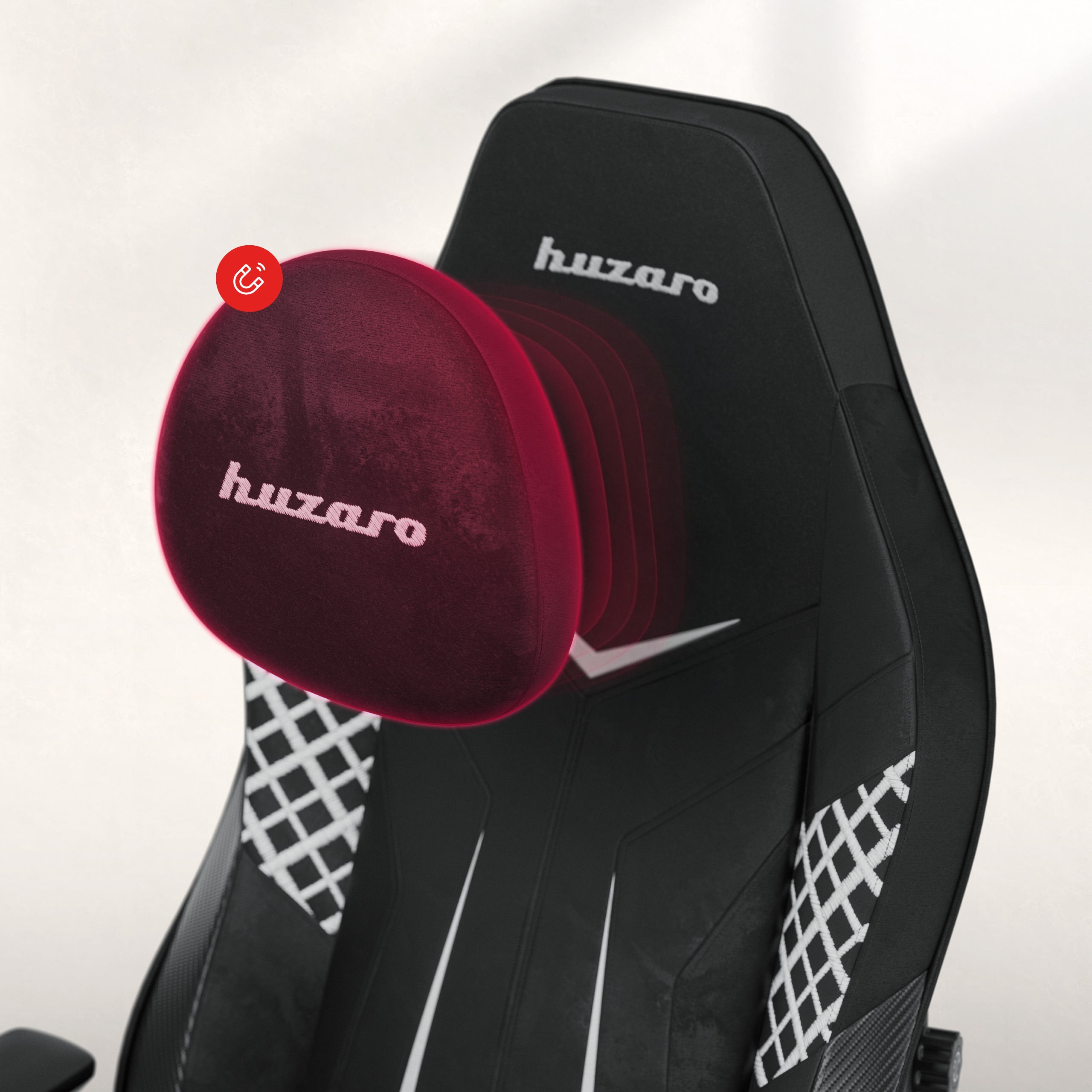 Poltrona da gaming in pelle scamosciata Huzaro Force 8.3 Carbon Black