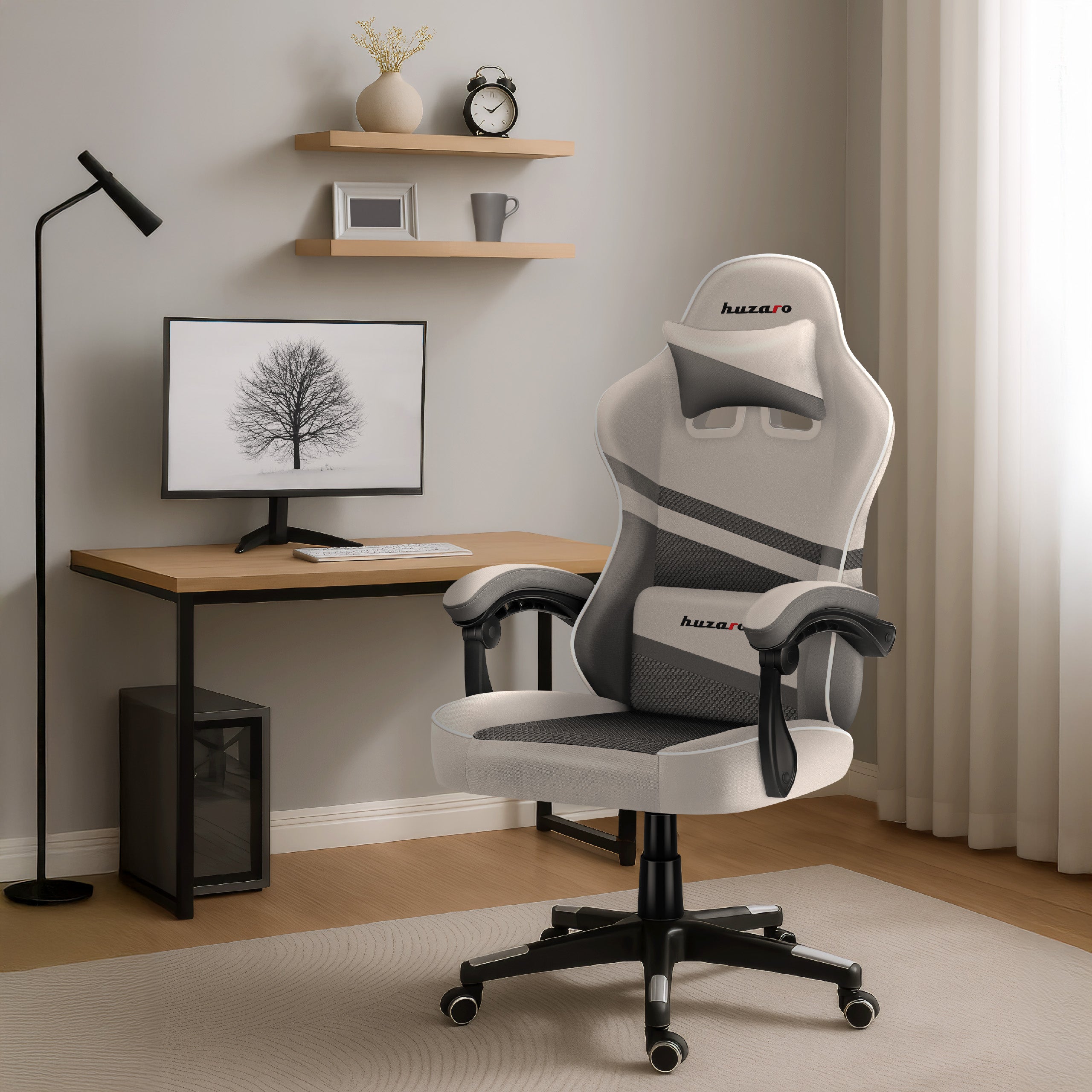 Poltrona da gaming HUZARO FORCE 4.4 White Mesh