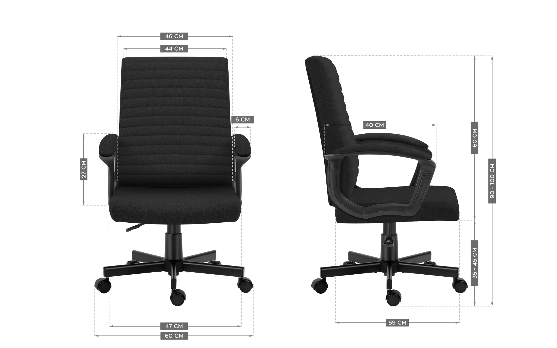 Poltrona da ufficio Mark Adler Boss 2.5 Black