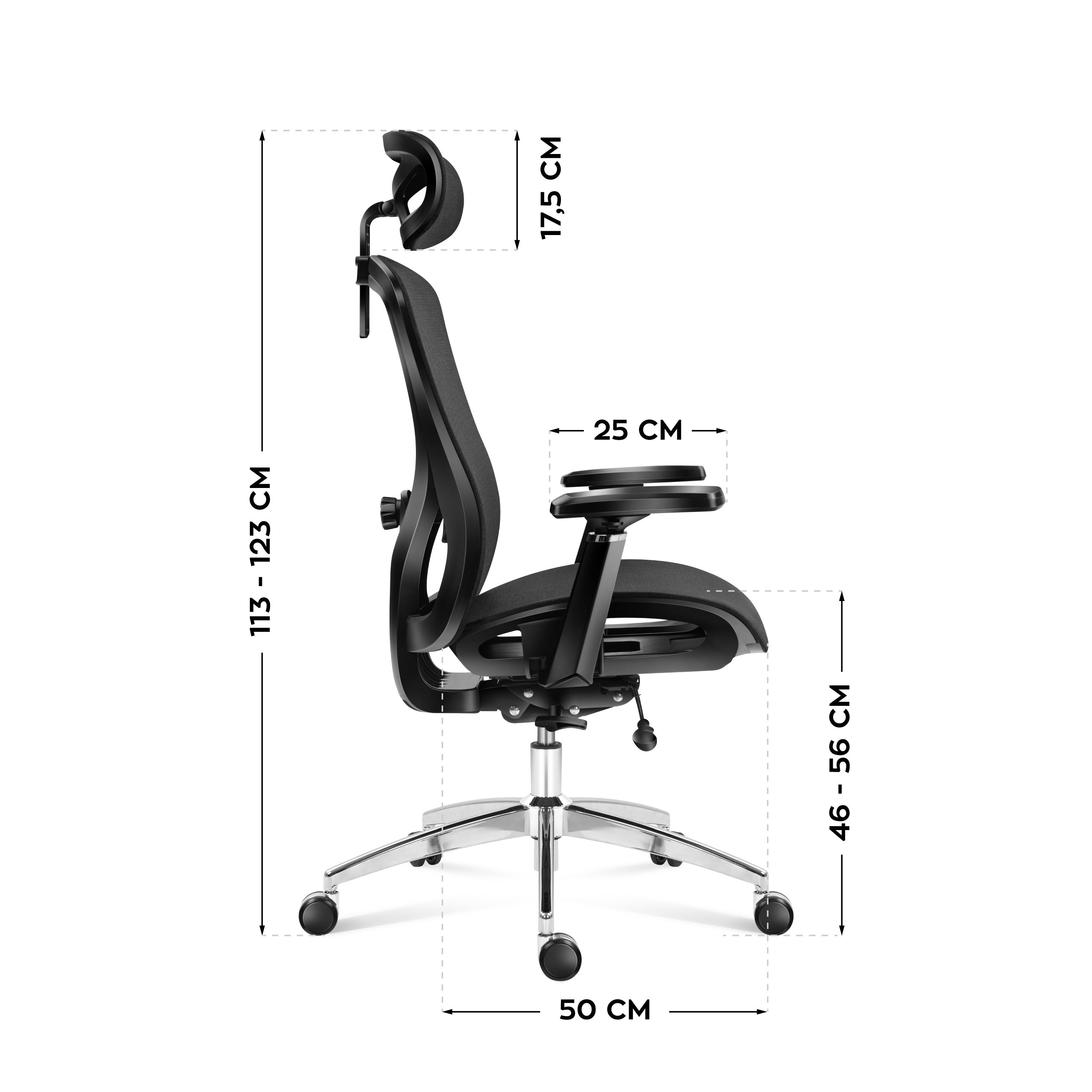 Poltrona ergonomica Mark Adler Expert 5.3 Black Mesh