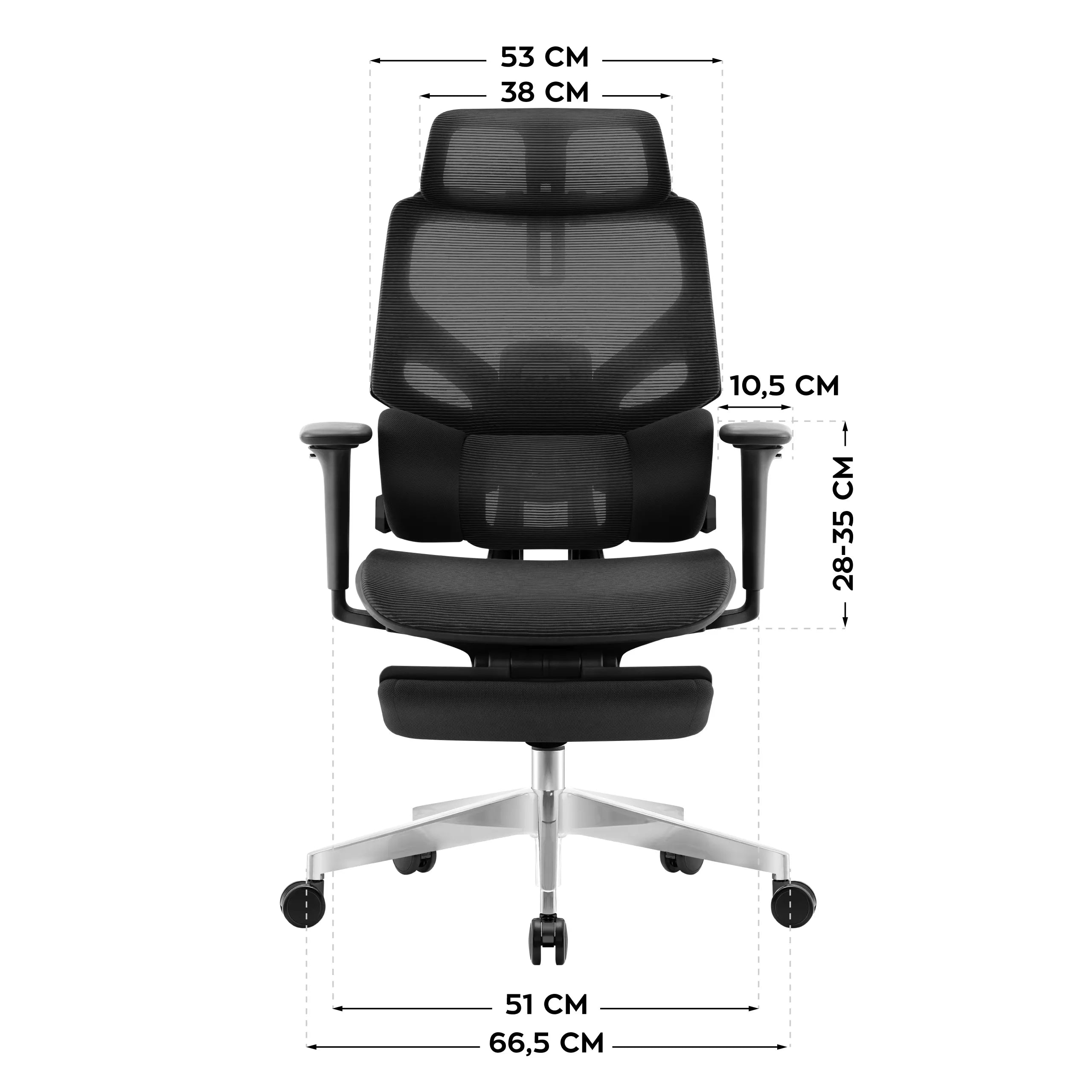 Poltrona ergonomica Mark Adler Expert 8.7 Black Mesh