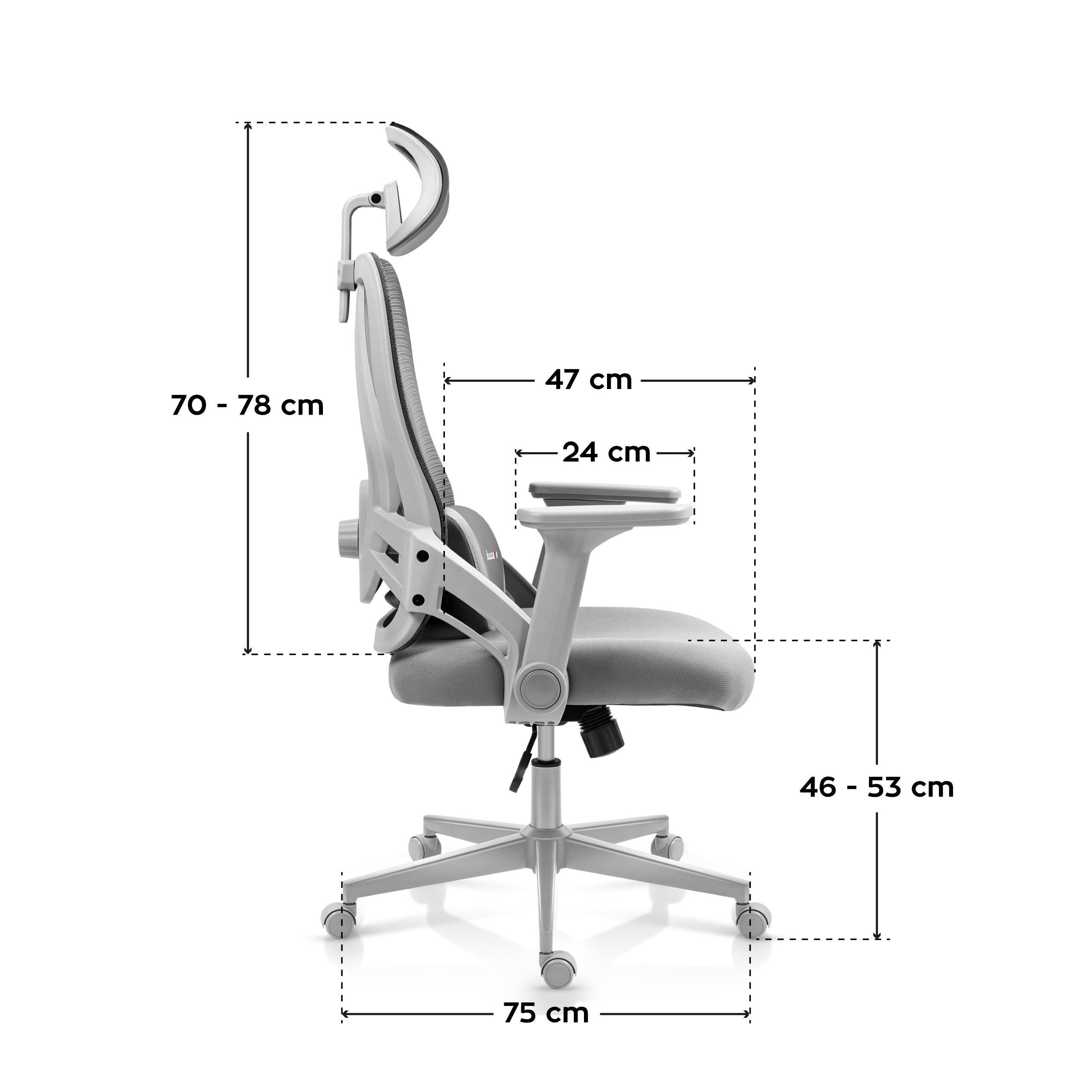 Poltrona da gaming Huzaro Combat 2.7 Grey
