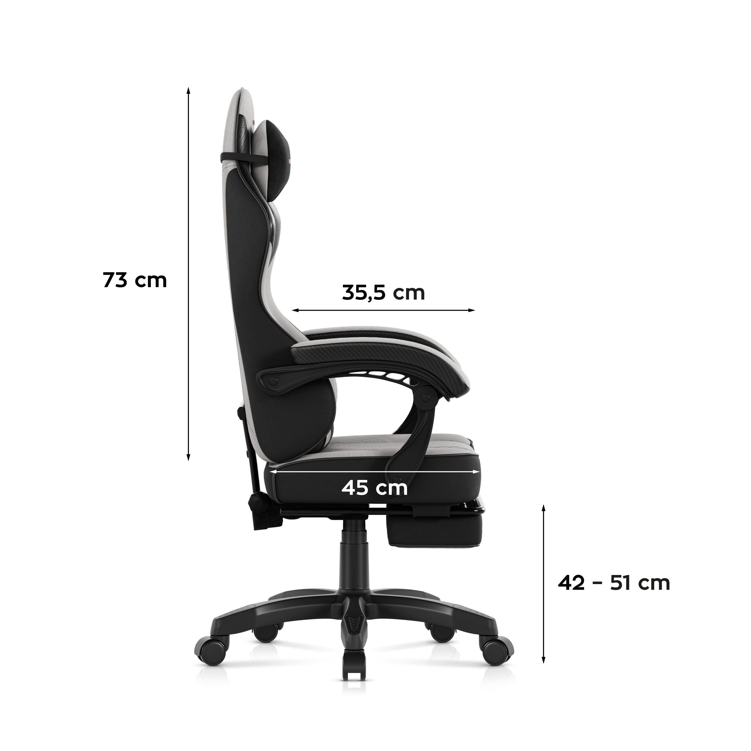 Poltrona da gaming Huzaro Force 3.7 Grey