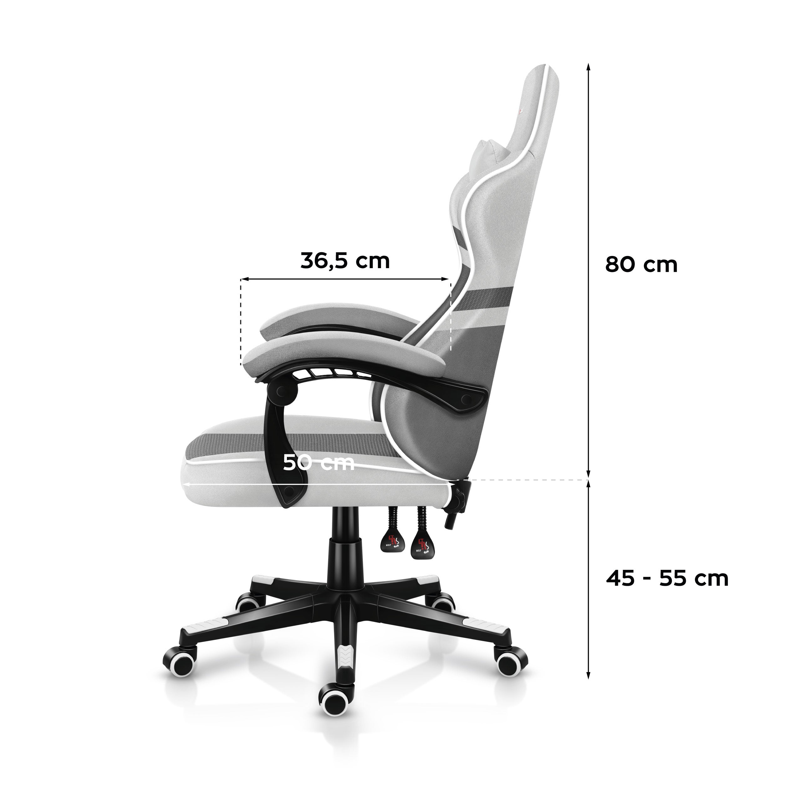 Poltrona da gaming HUZARO FORCE 4.4 White Mesh