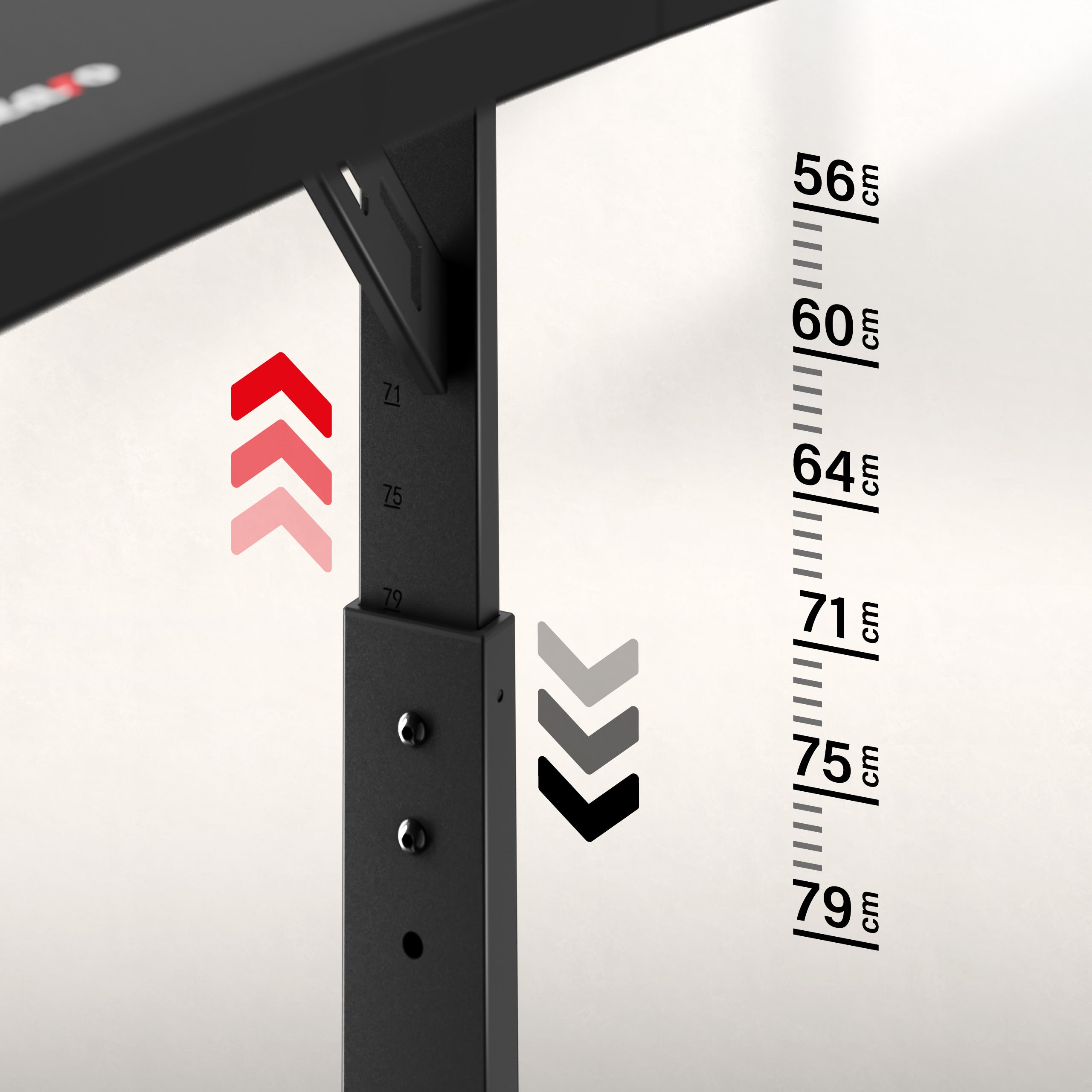 Scrivania da gaming Huzaro Hero 3.6 RGB LED Black 140 cm