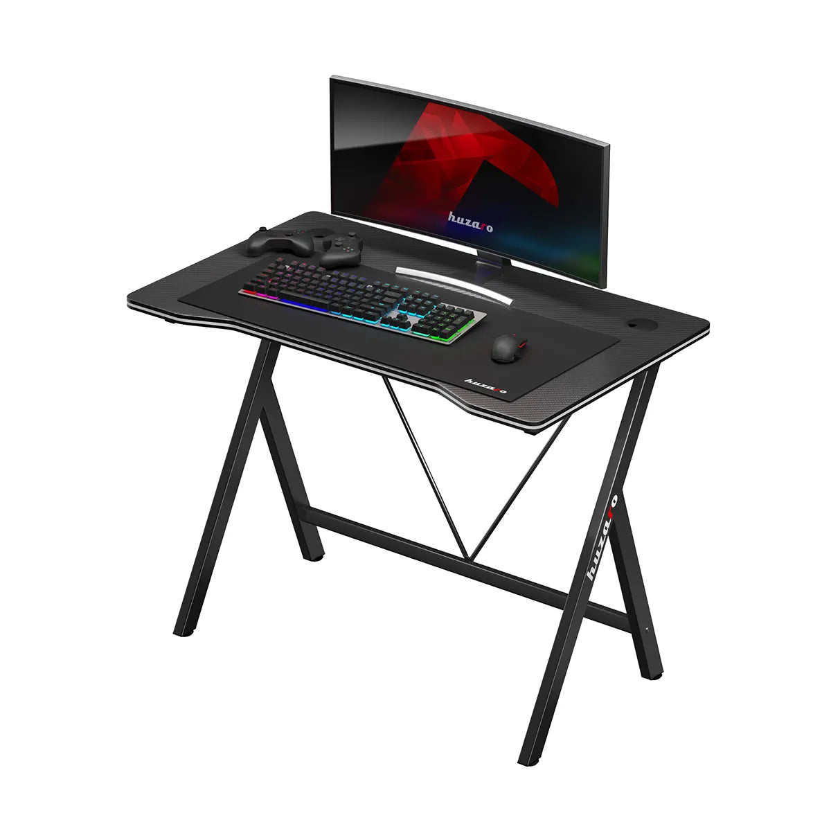 Scrivania da gaming Huzaro Hero 1.4 Black 100 cm