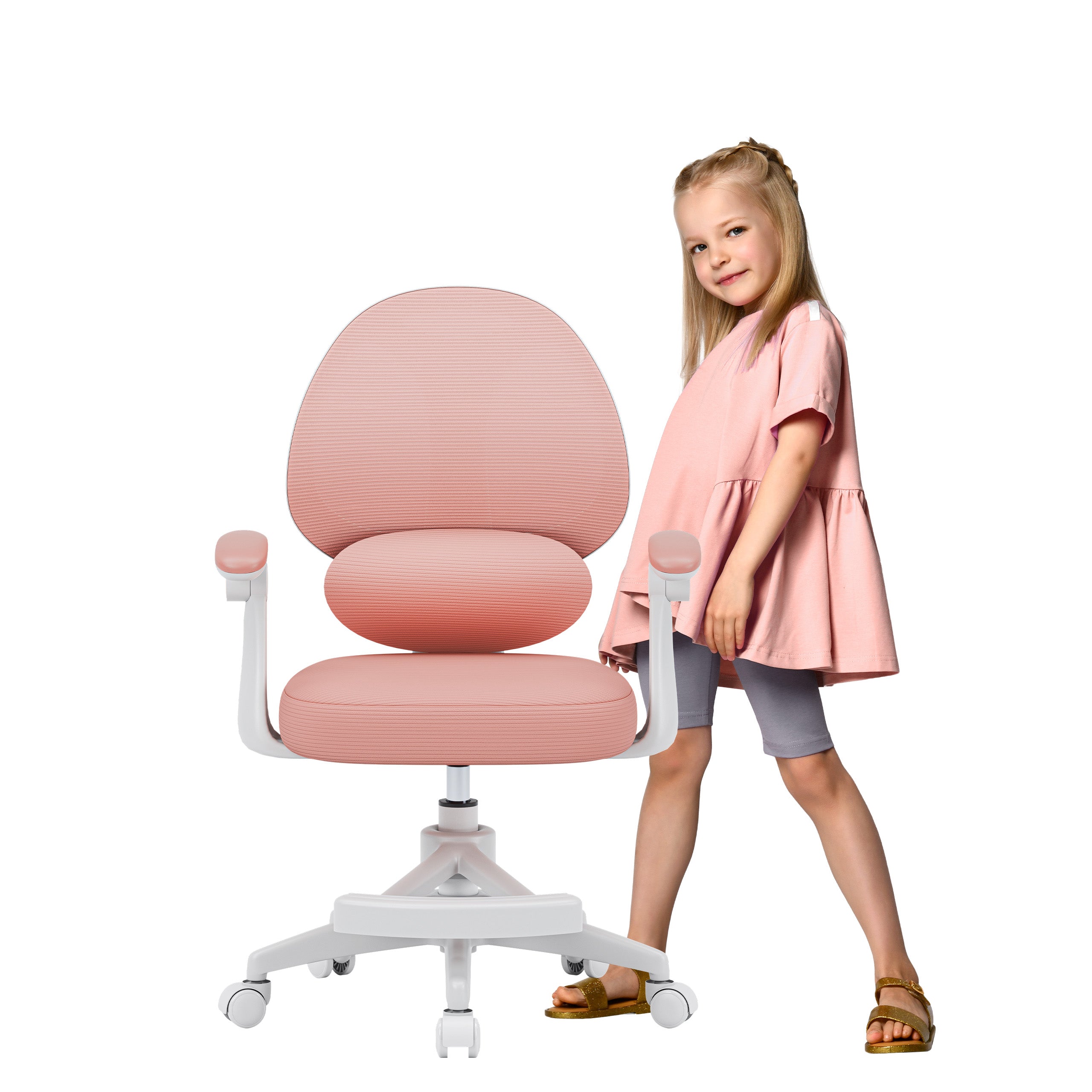 Poltrona da scrivania per bambini Mark Adler Junior 4.5 Pink