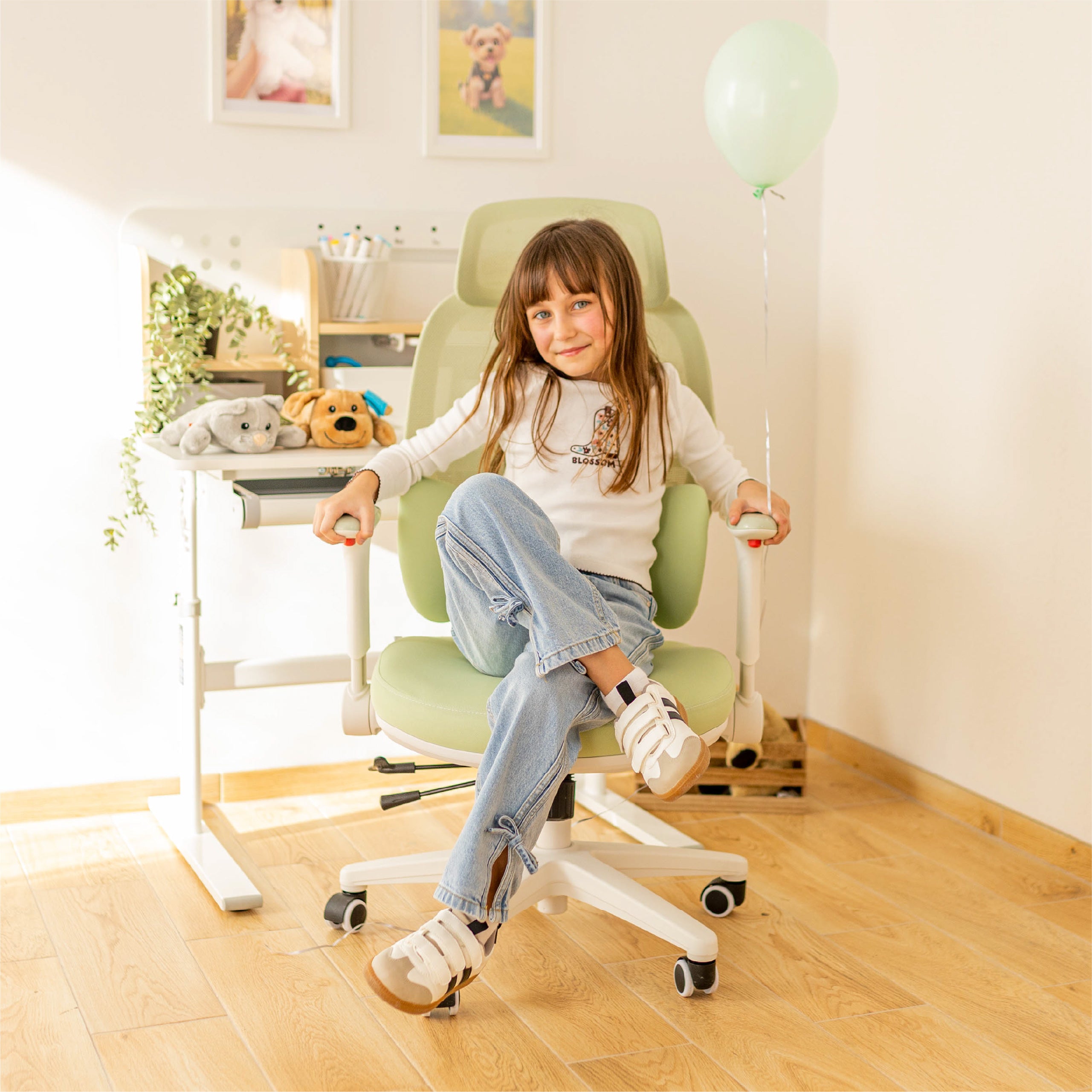 Poltrona ergonomica per bambini Mark Adler Junior 6.3 Green