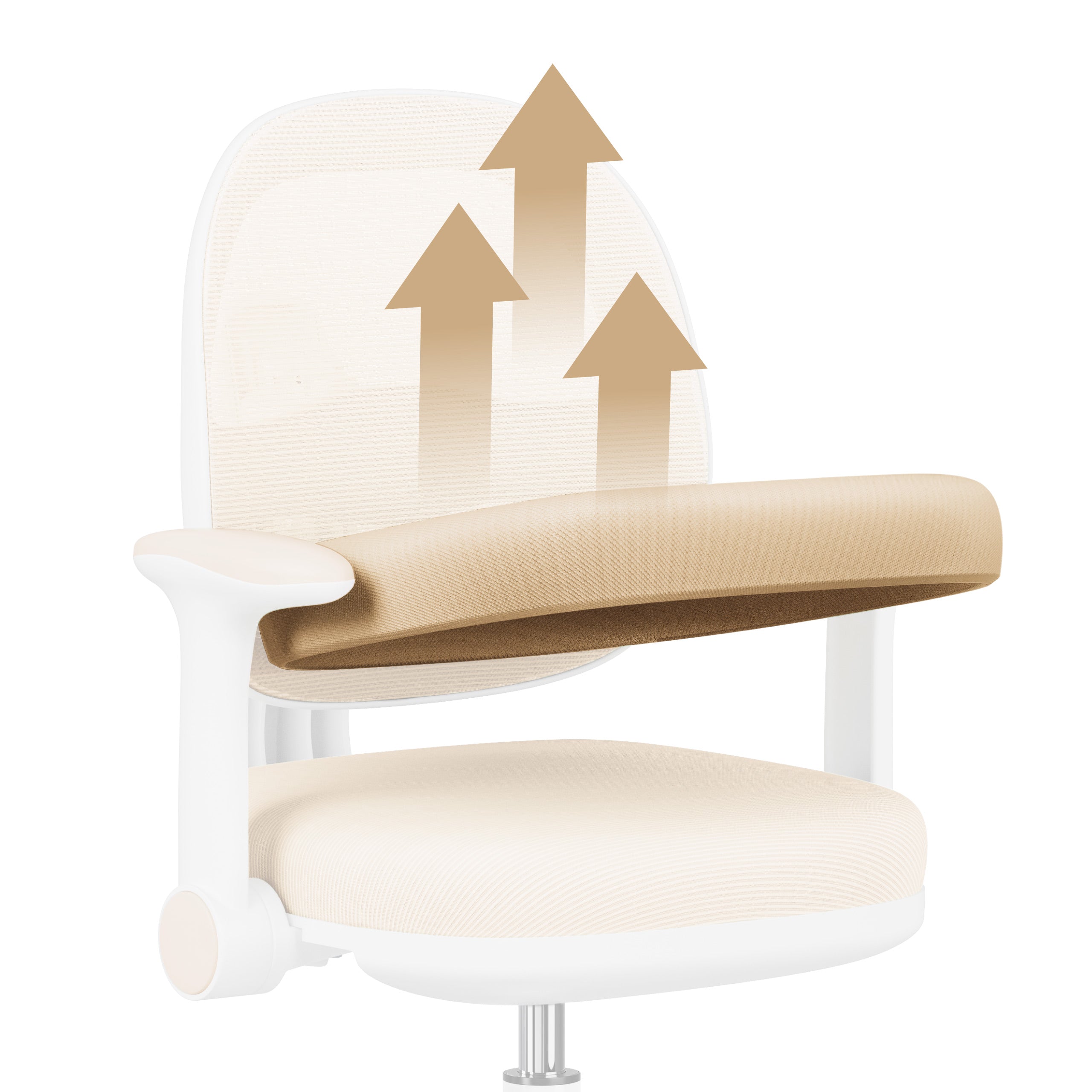 Poltrona da scrivania ergonomica per bambini Mark Adler Junior 3.6 Beige
