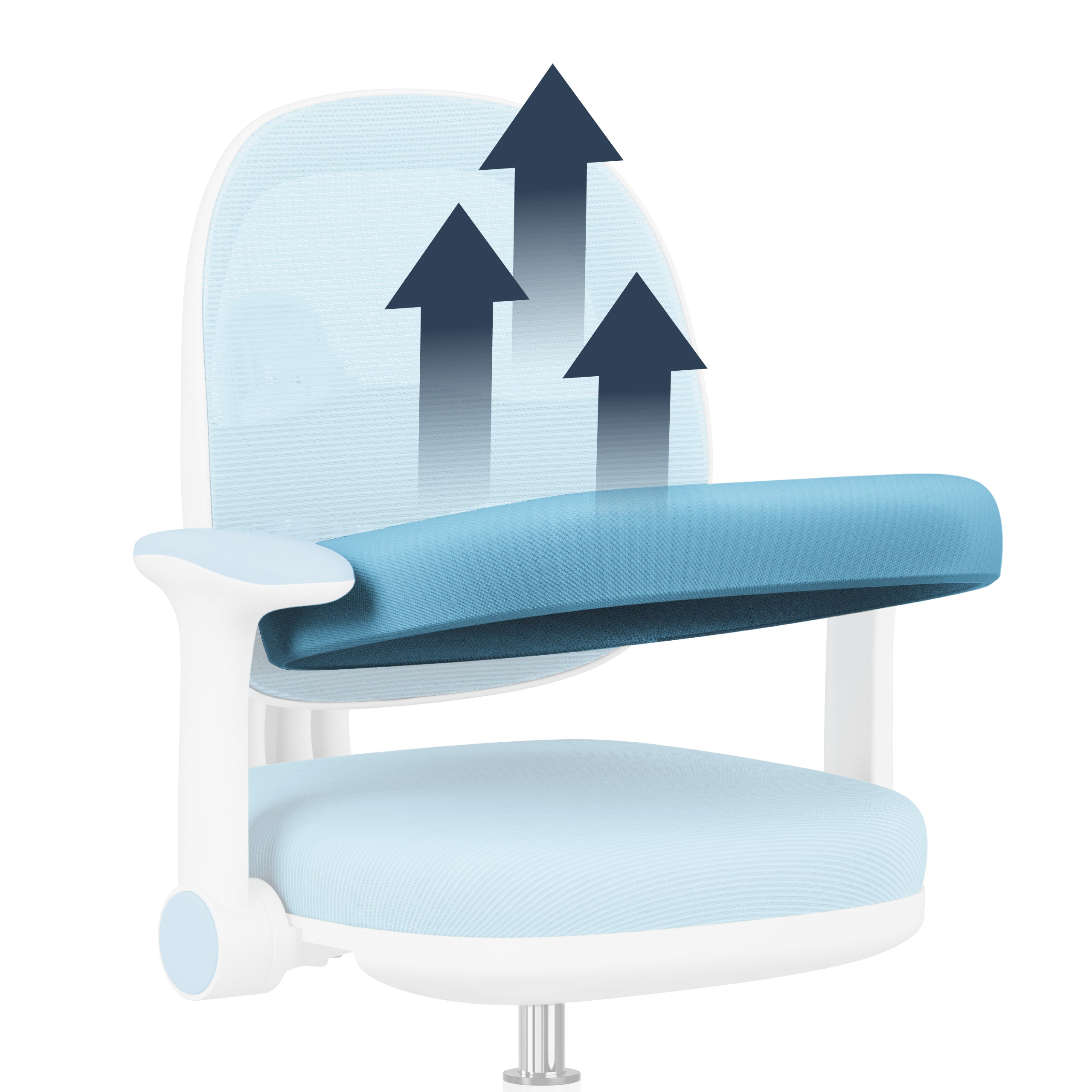 Poltrona da scrivania ergonomica per bambini Mark Adler Junior 3.6 Blue