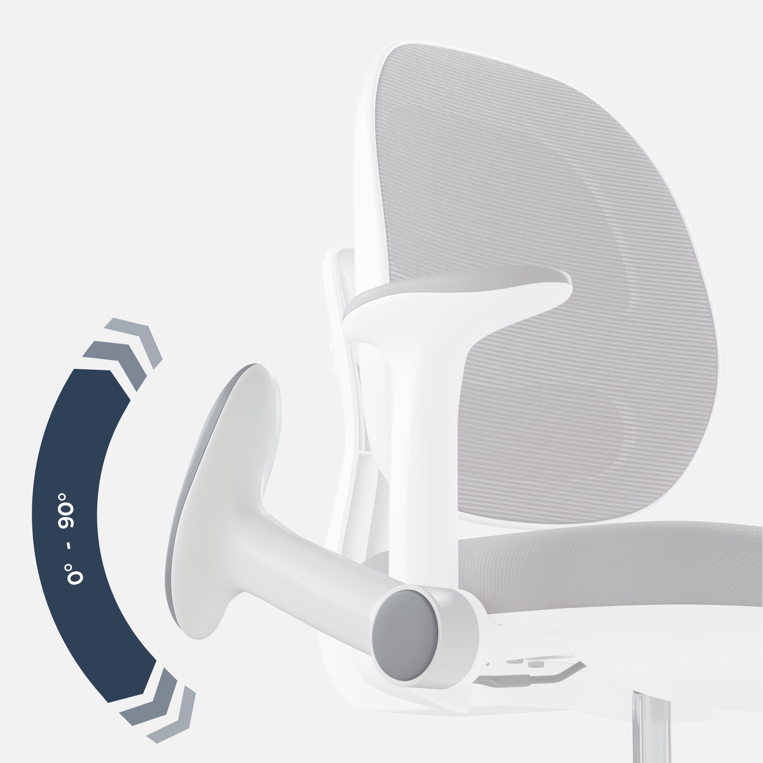 Poltrona da scrivania ergonomica per bambini Mark Adler Junior 3.6 Grey