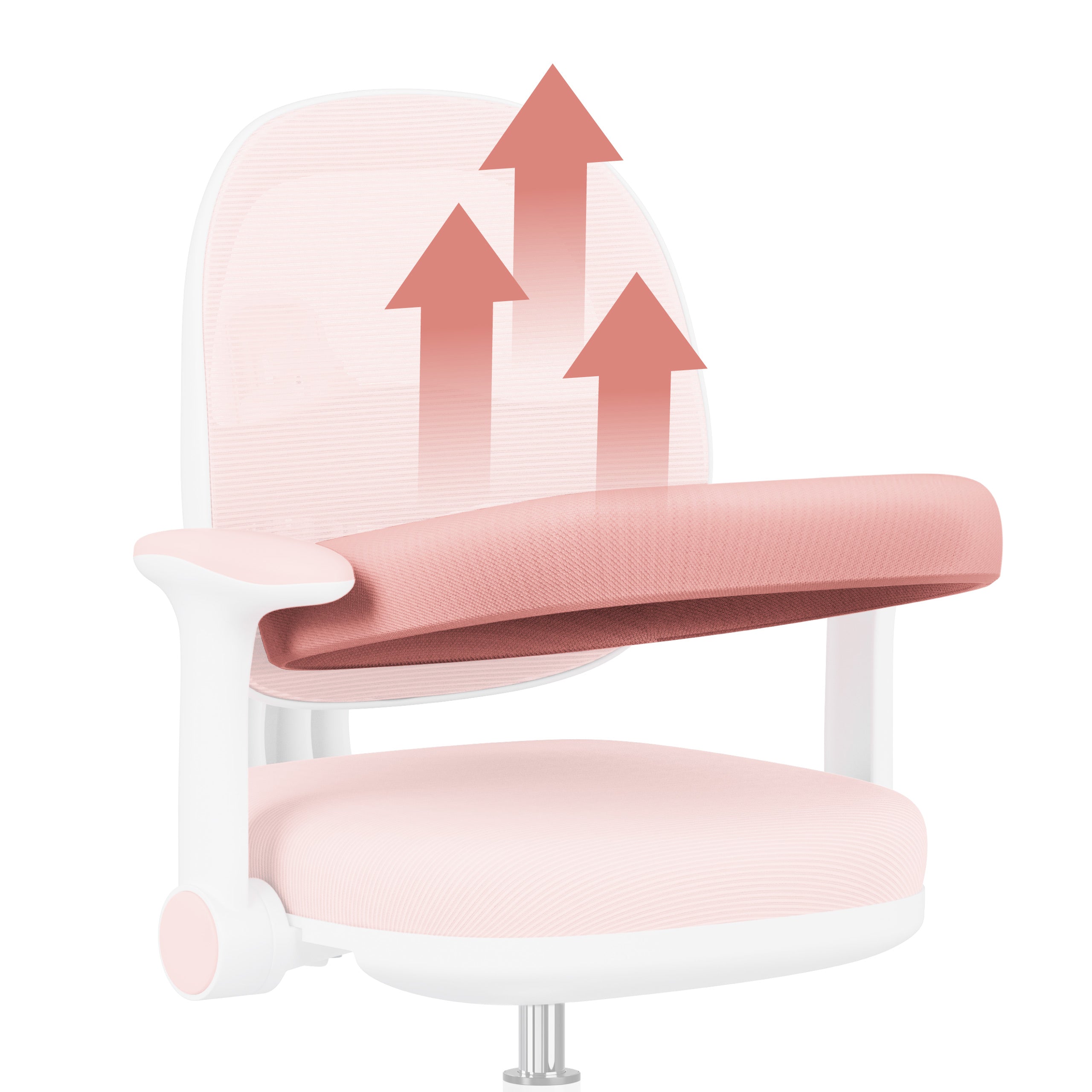 Poltrona da scrivania ergonomica per bambini Mark Adler Junior 3.6 Pink