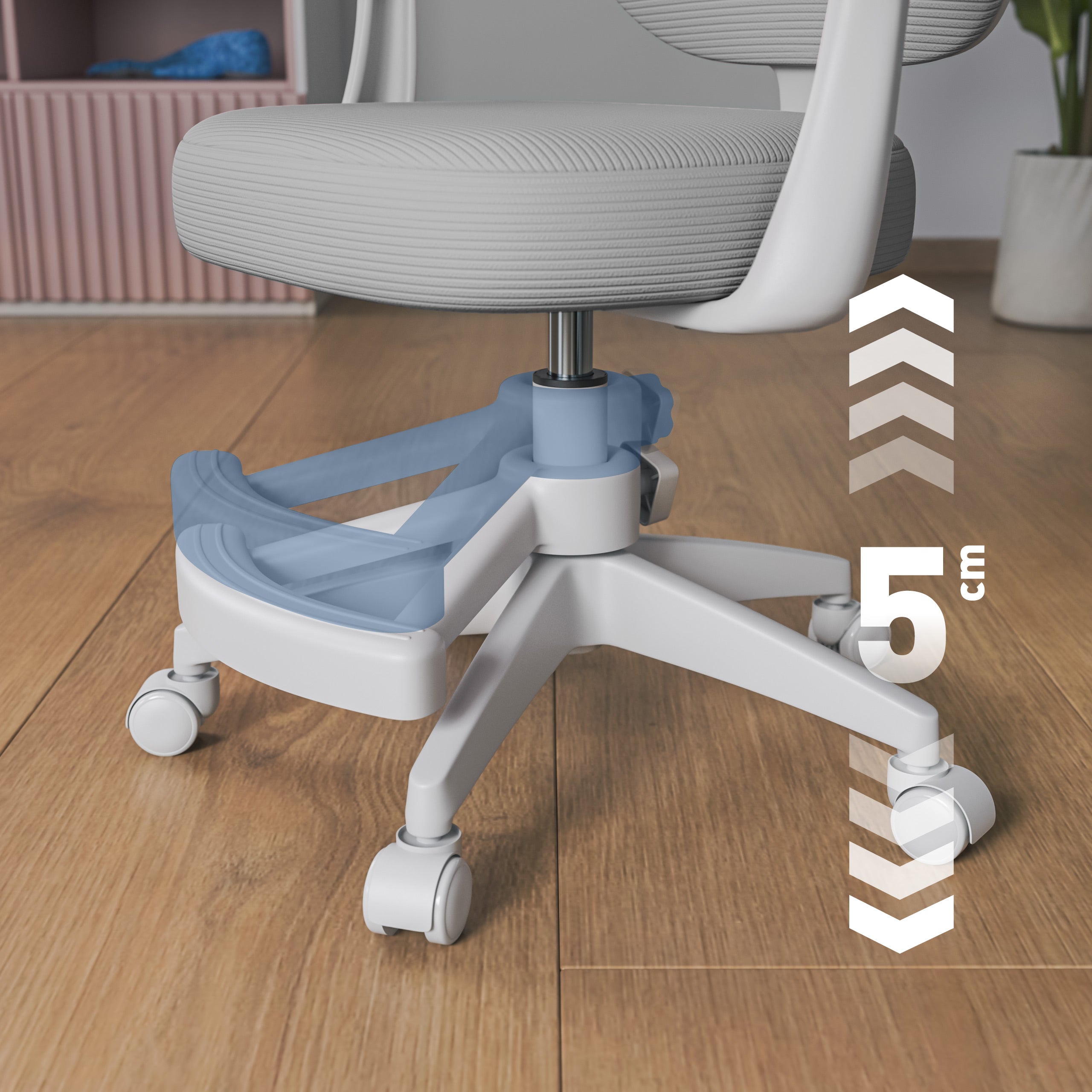 Poltrona girevole per bambini Mark Adler Junior 3.1 Grey