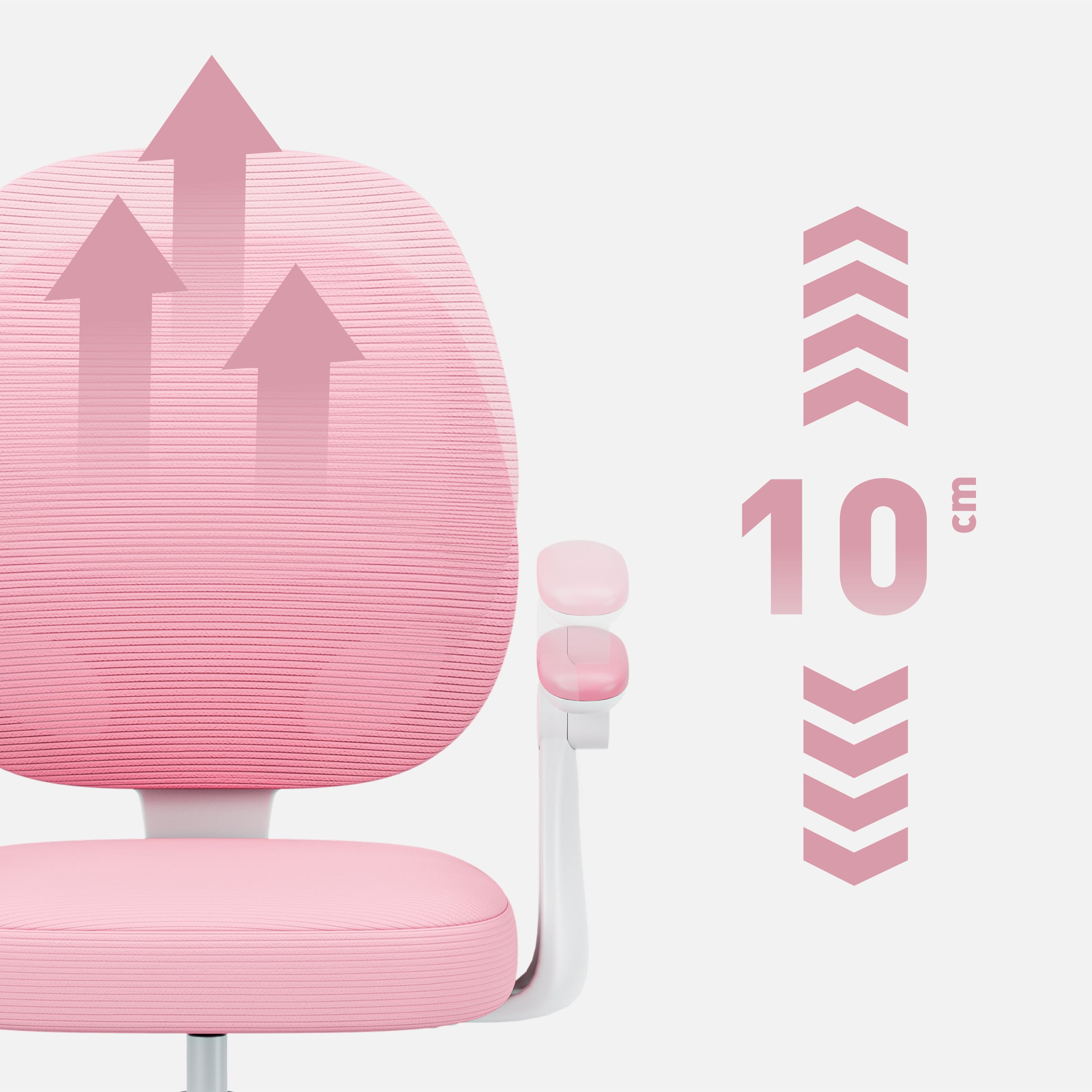 Poltrona girevole per bambini Mark Adler Junior 3.1 Pink