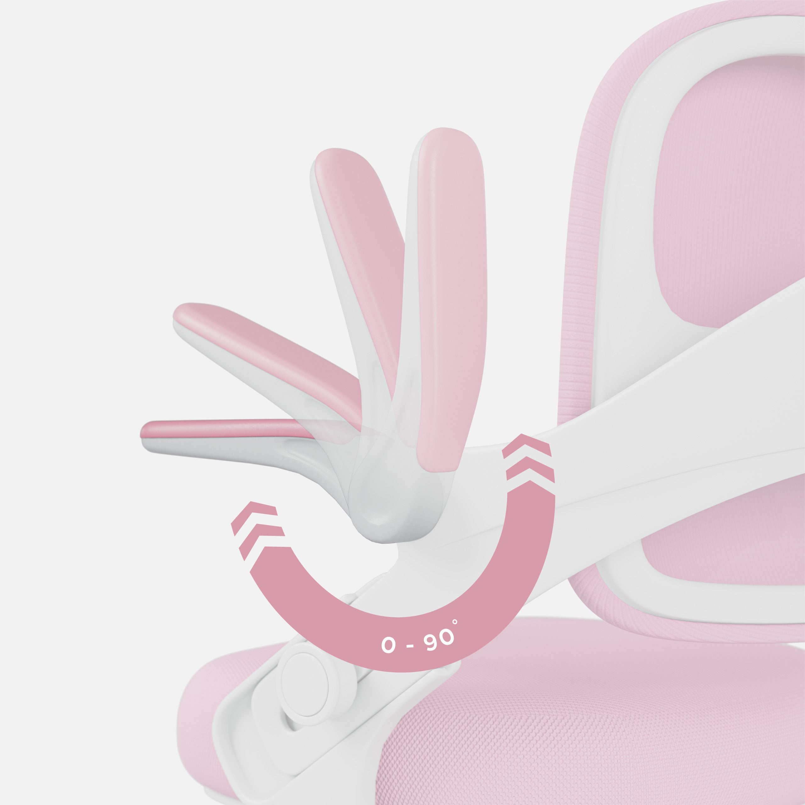 Poltrona da scrivania per bambini Mark Adler Junior 4.3 Pink