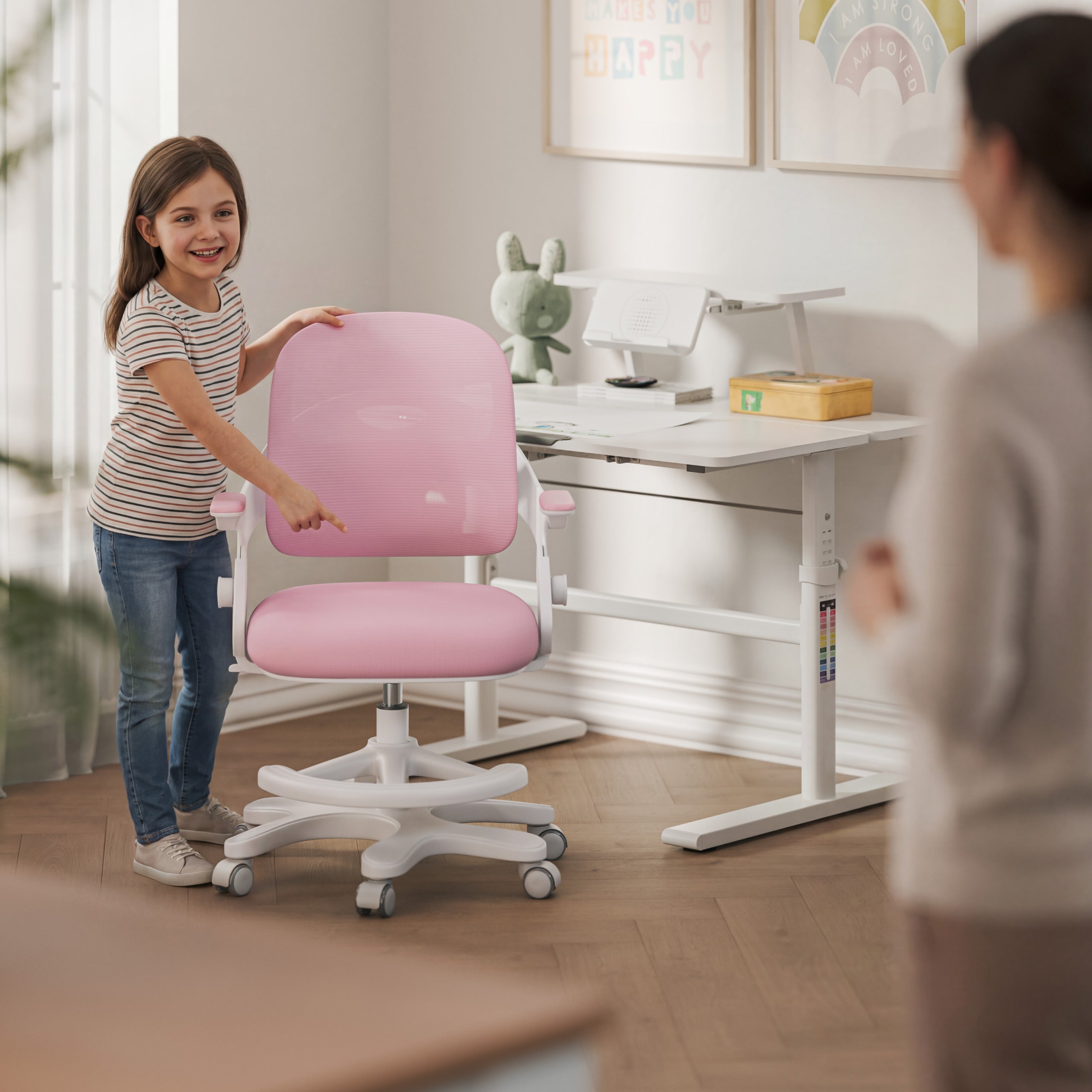 Poltrona da scrivania per bambini Mark Adler Junior 4.3 Pink